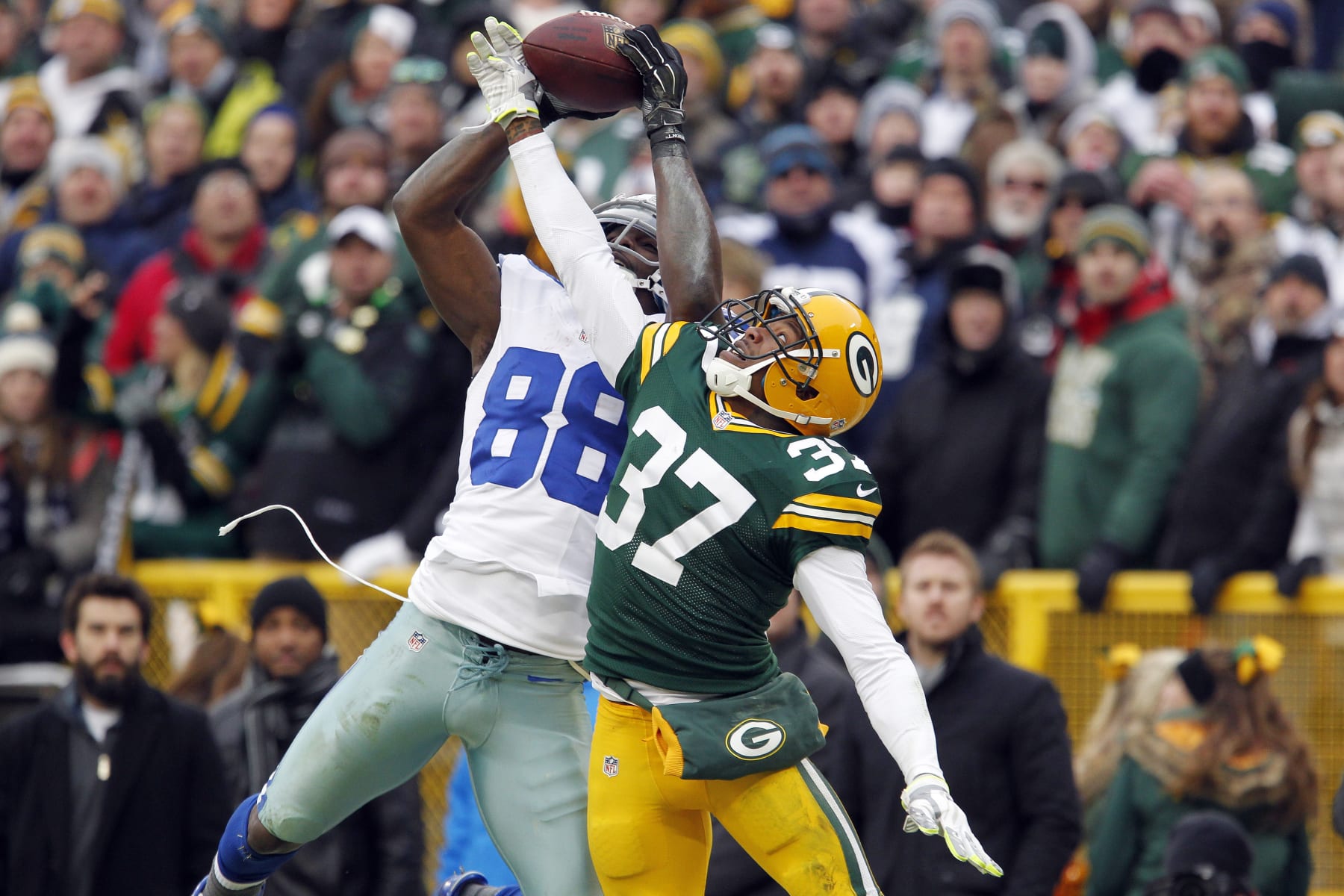 Dez Bryant and Sam Shields
