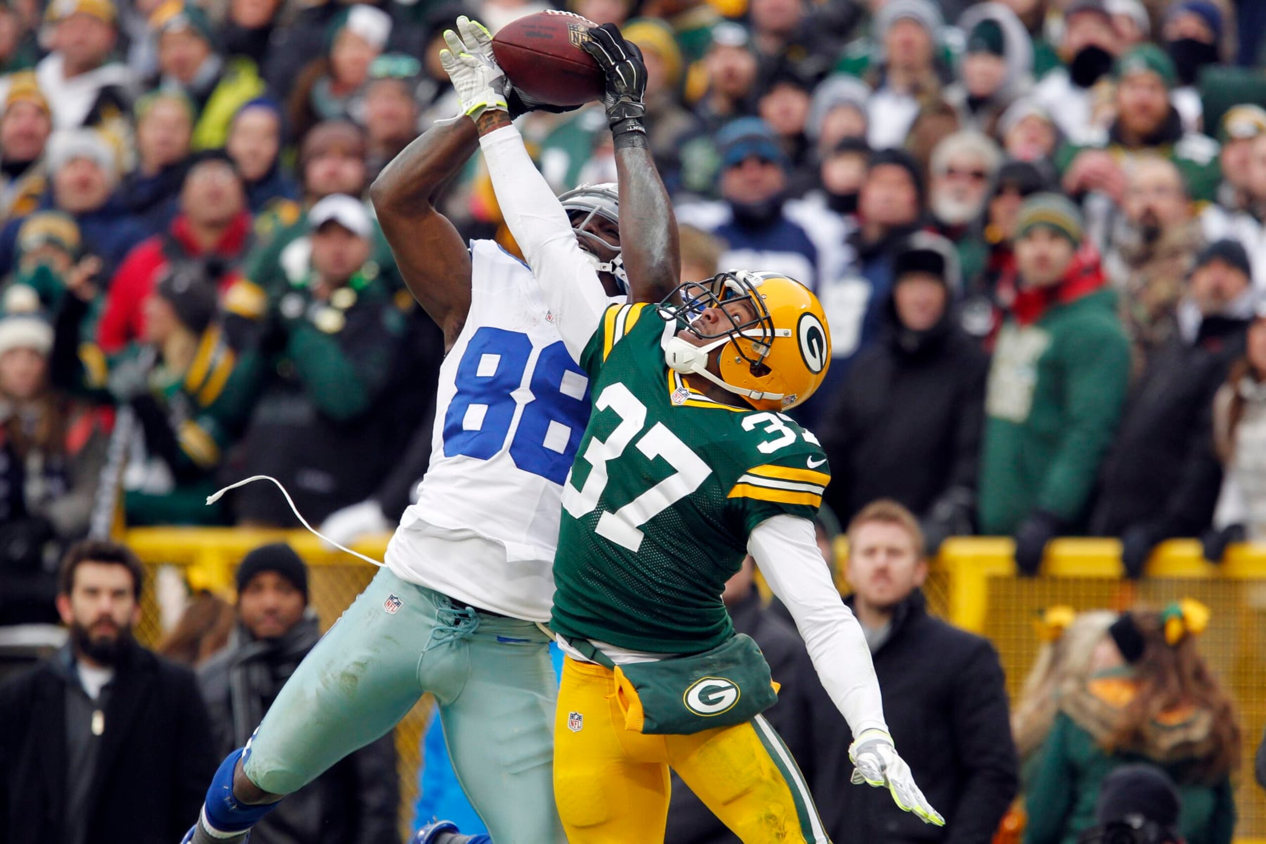 Dez Bryant and Sam Shields