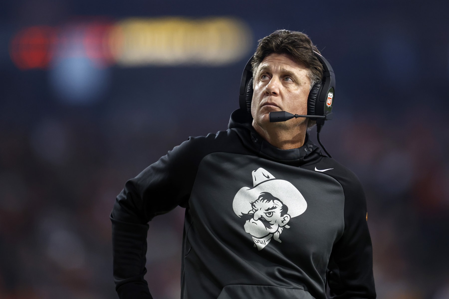Oklahoma State head coach Mike Gundy