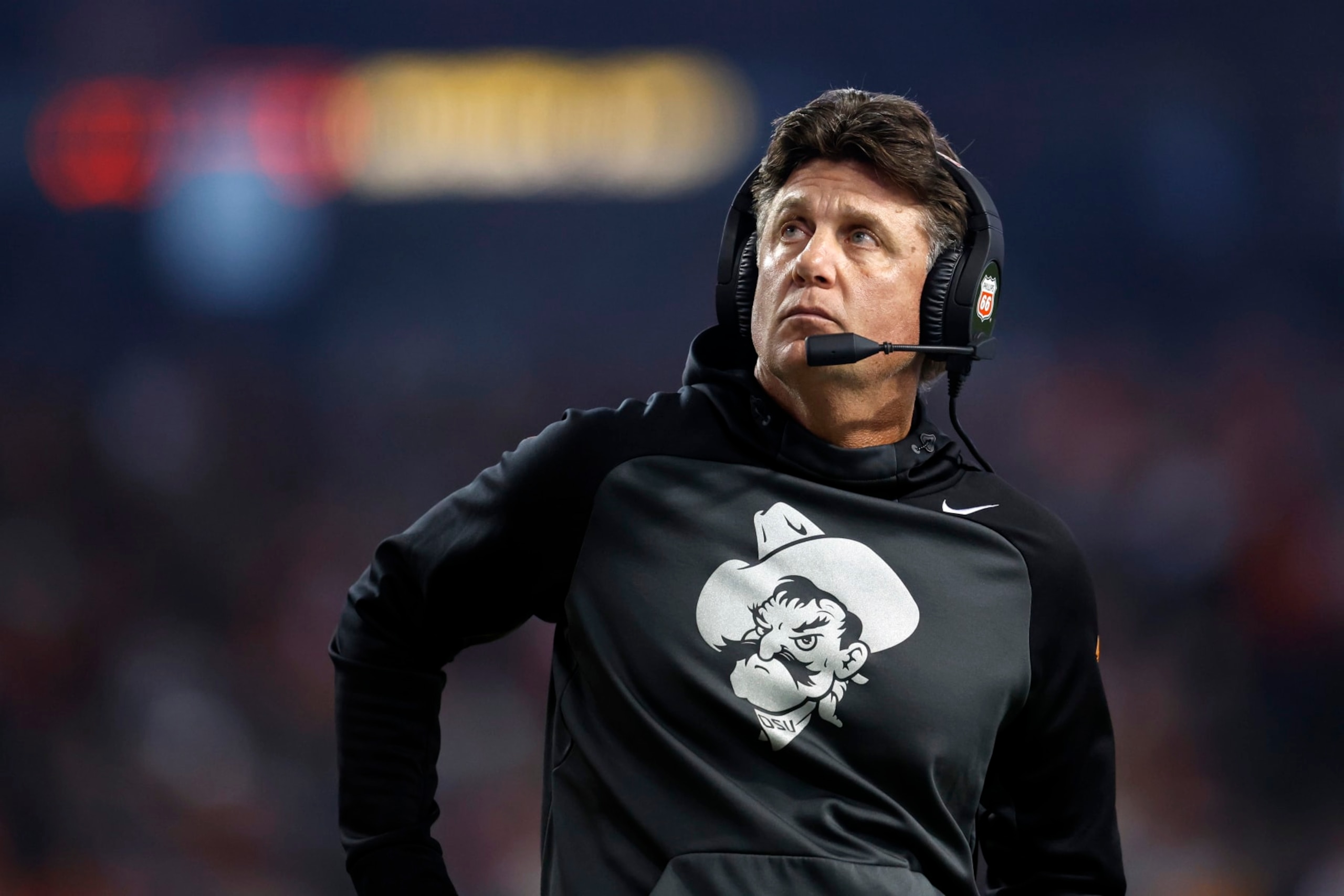 Oklahoma State head coach Mike Gundy