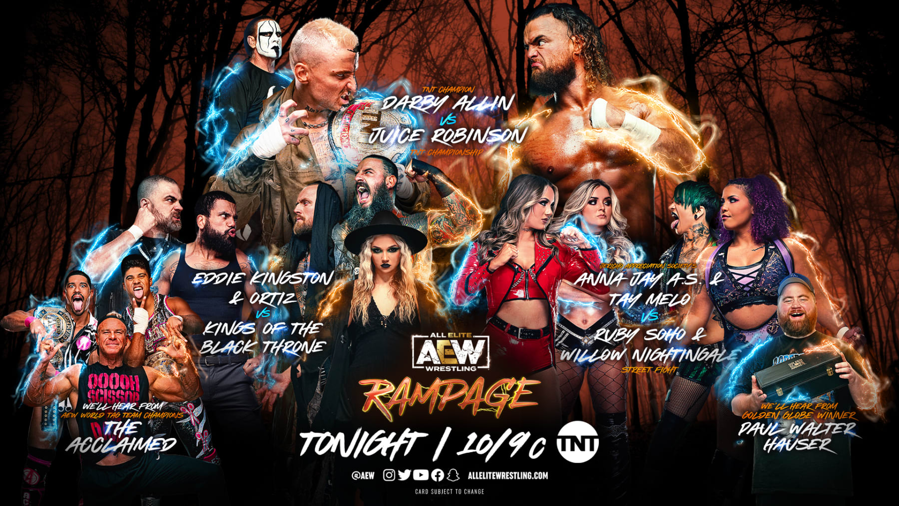 Friday's Rampage lineup.