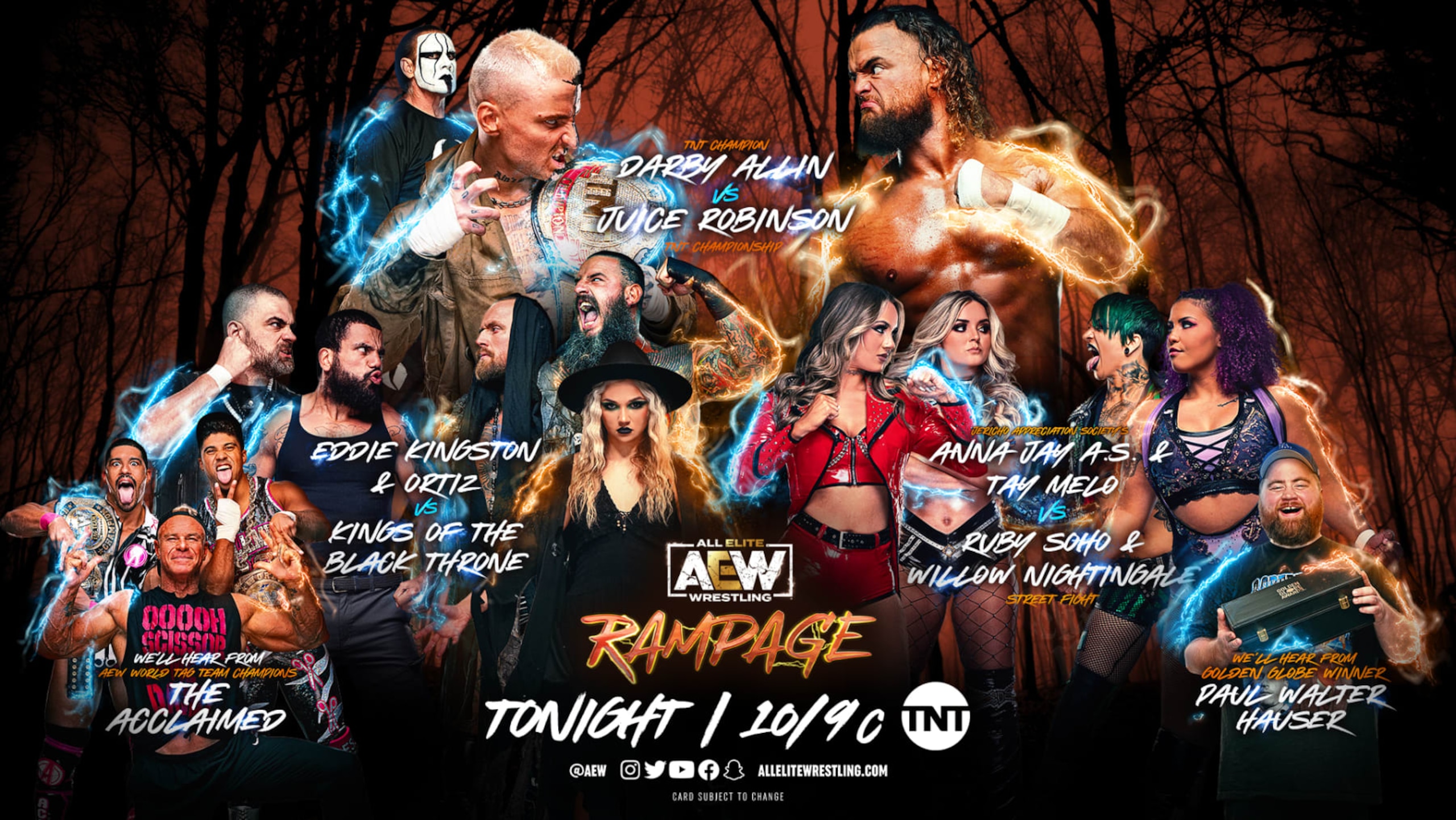 Friday's Rampage lineup.
