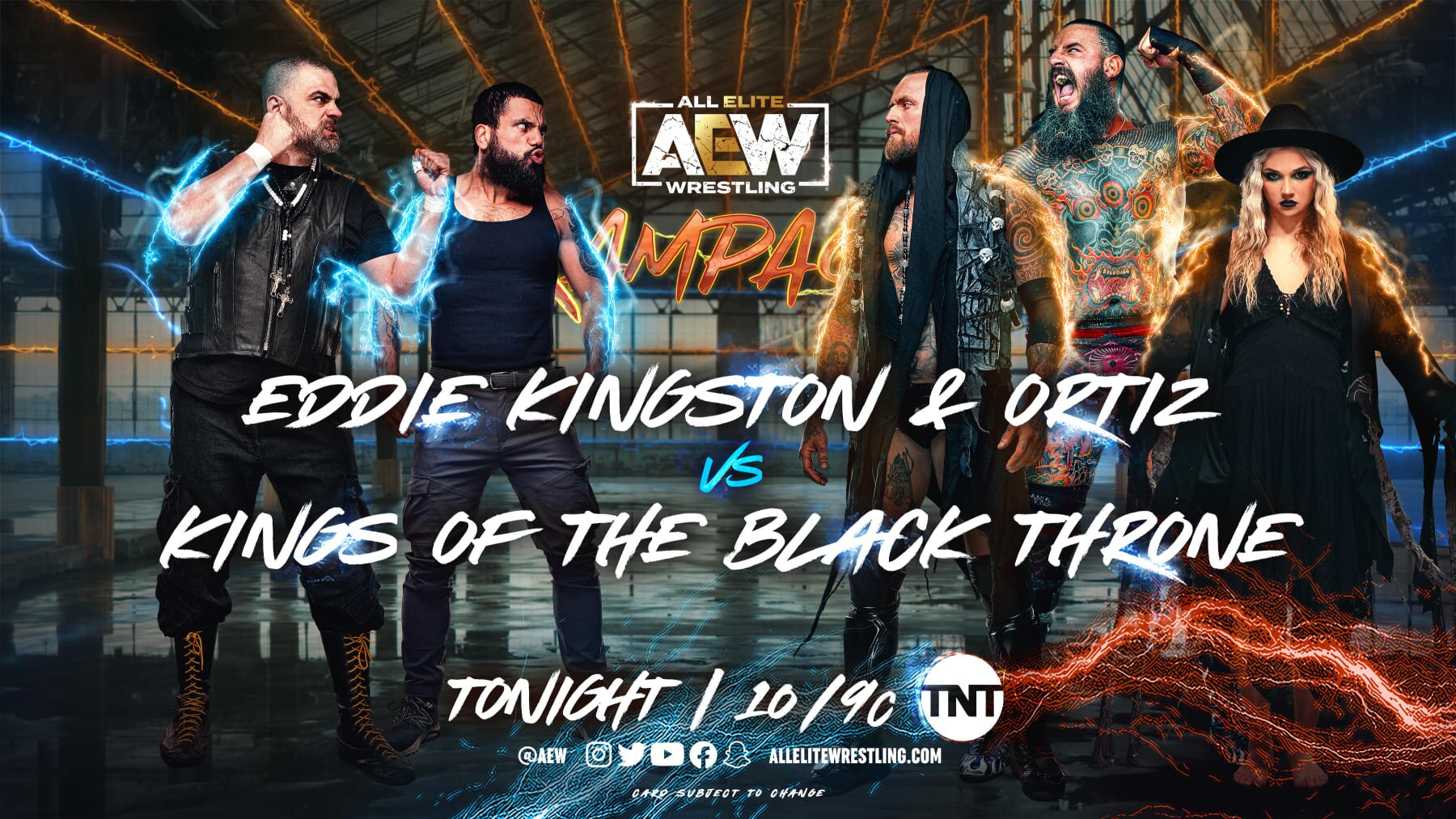 Eddie Kingston, Ortiz, Malakai Black and Brody King.