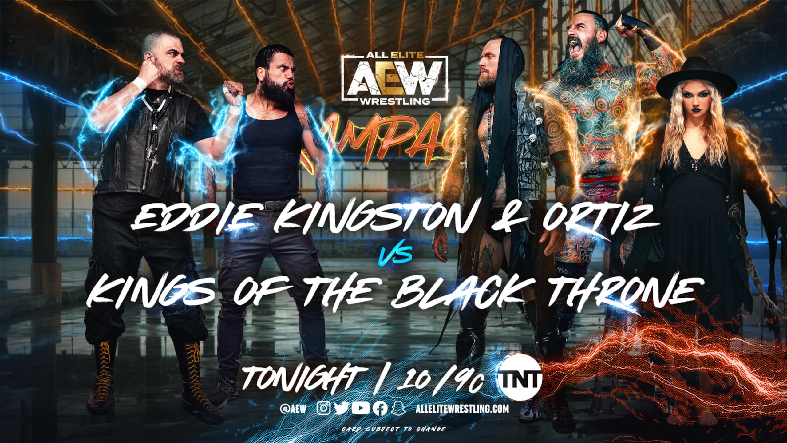 Eddie Kingston, Ortiz, Malakai Black and Brody King.