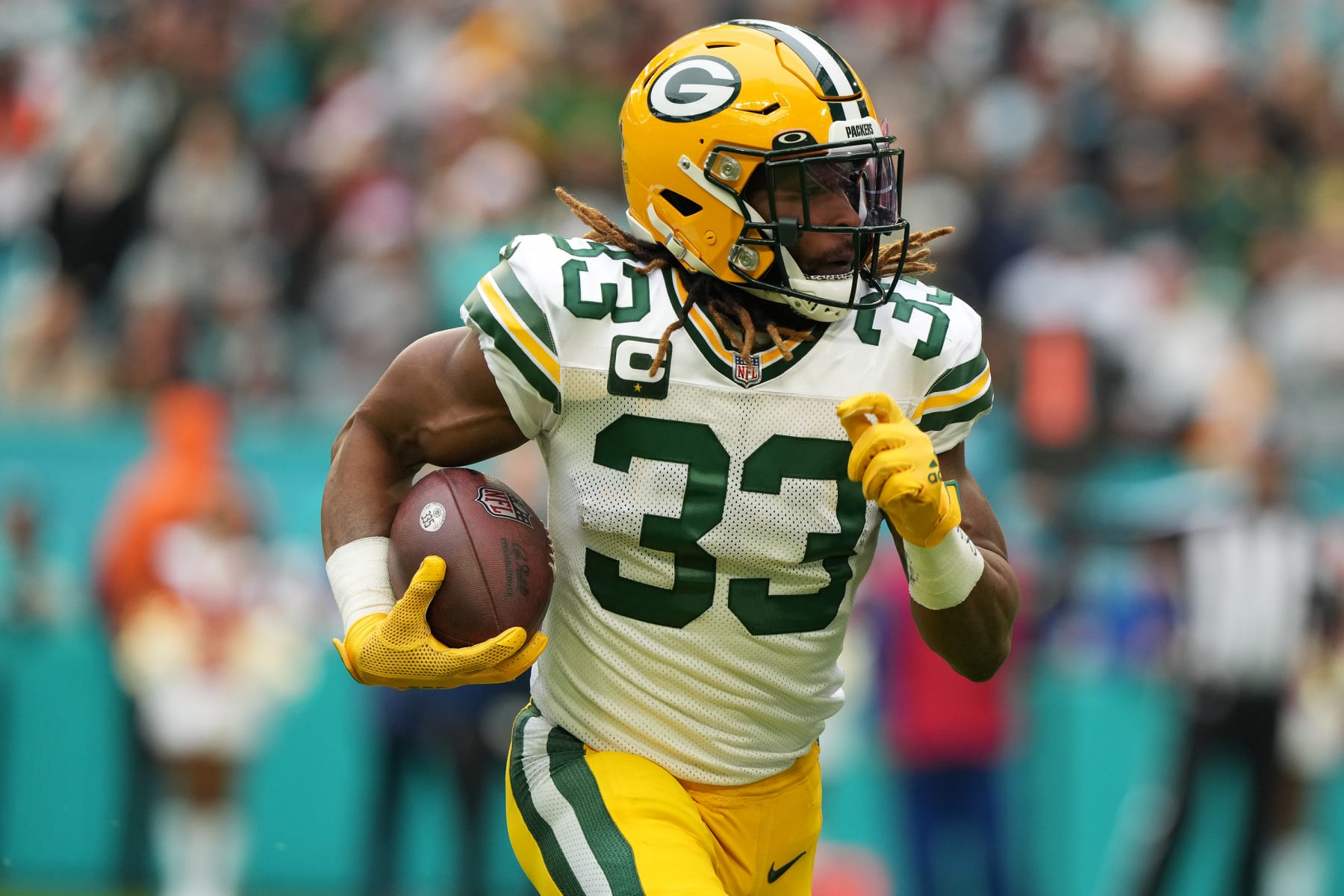 Packers RB Aaron Jones
