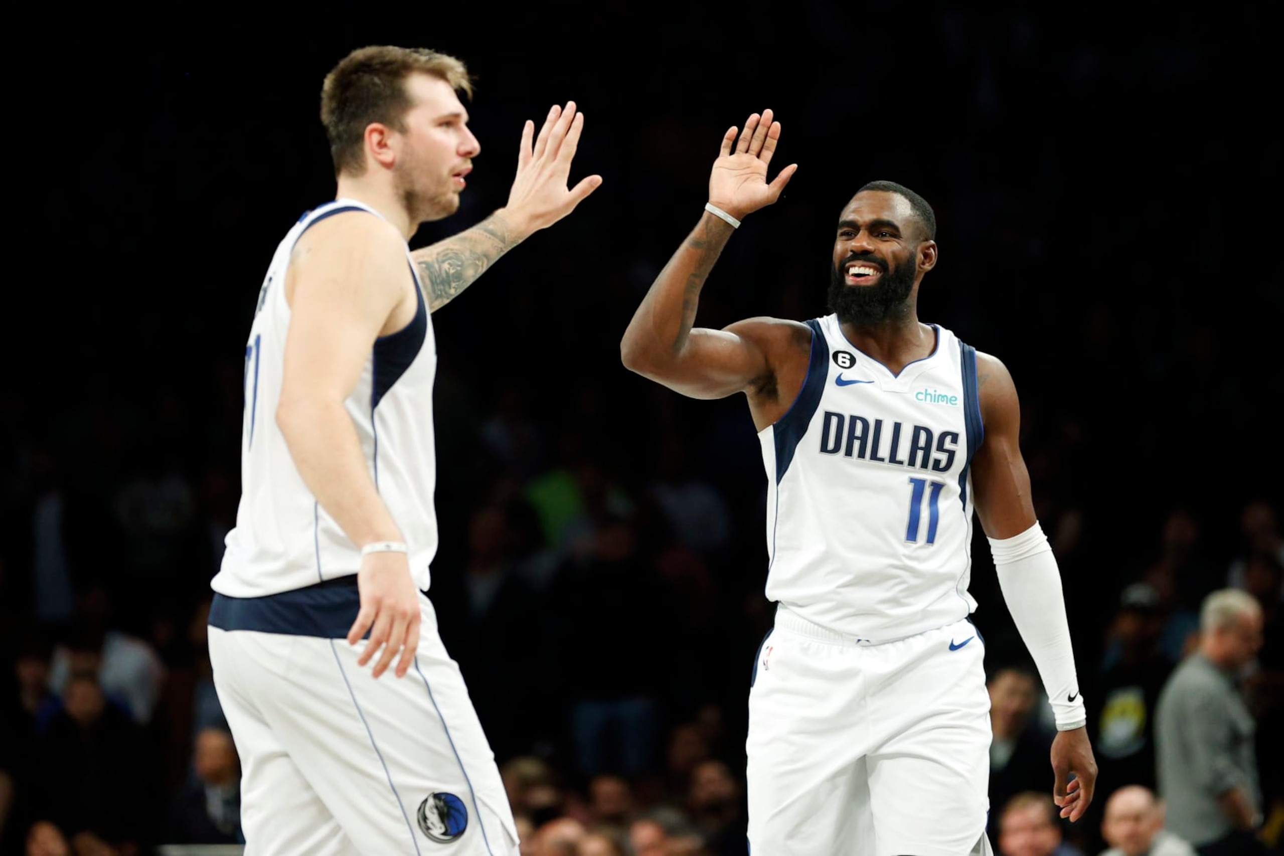 Luka DonÄiÄ and Tim Hardaway Jr.