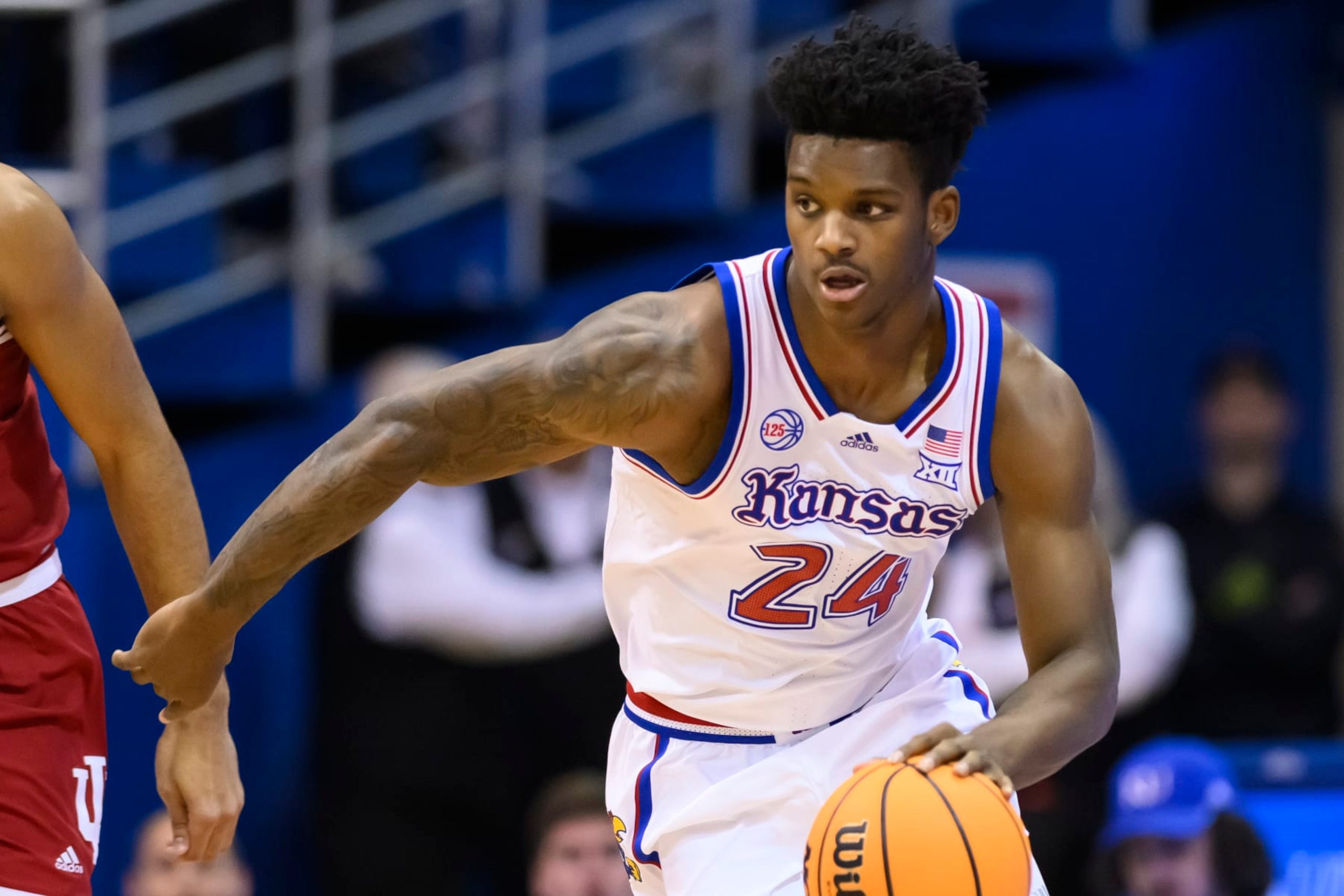 Kansas' K.J. Adams Jr.
