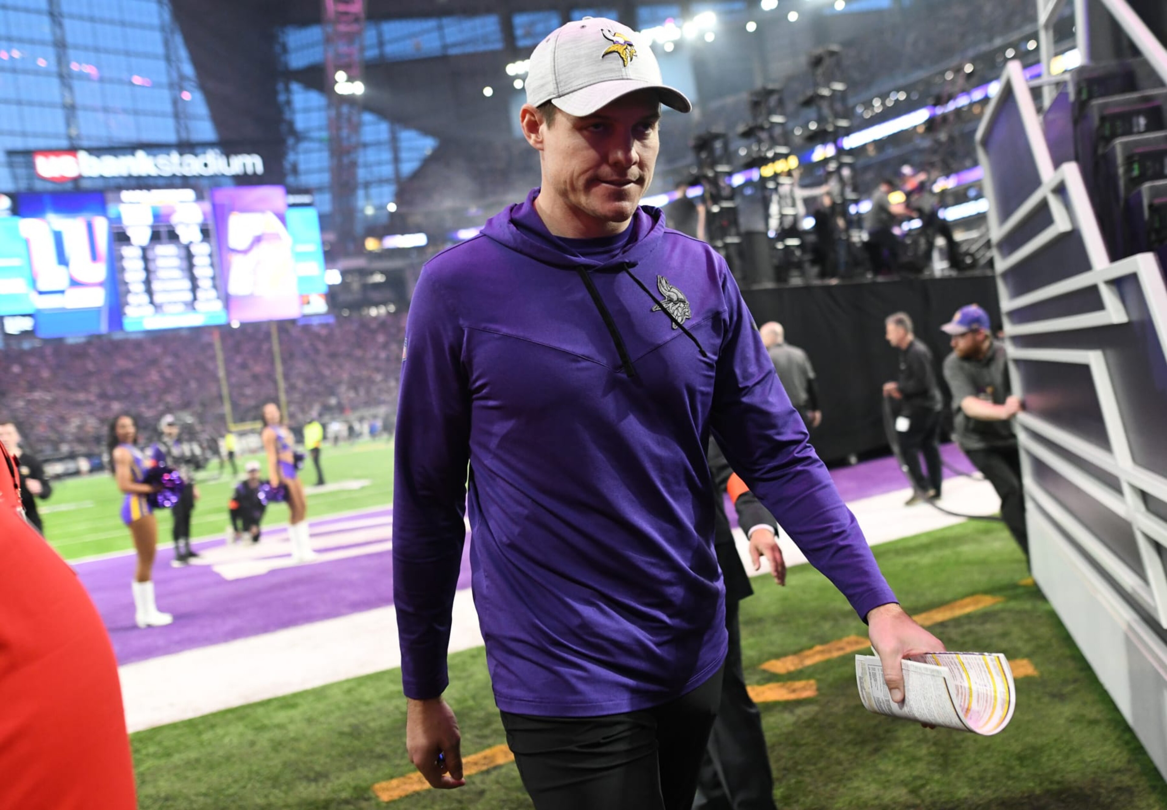Vikings head coach Kevin O'Connell Vikings head coach Kevin O'Connell
