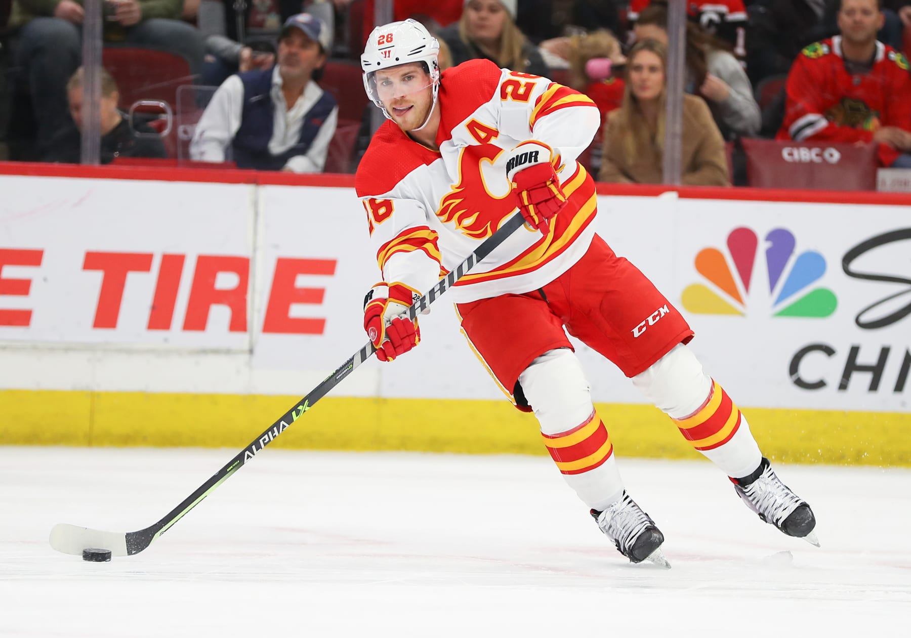 Calgary Flames center Elias Lindholm.