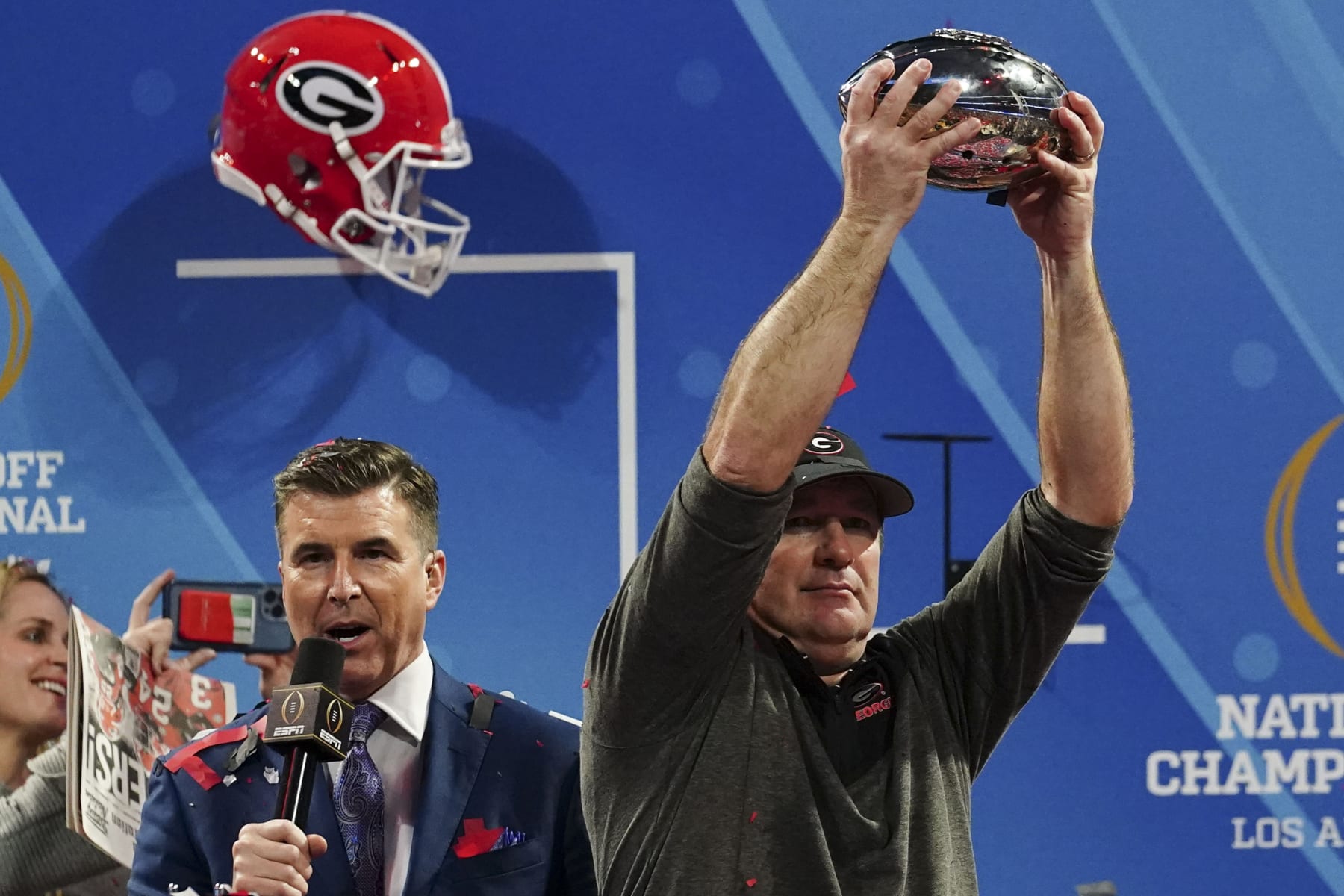 Georgia head coach Kirby Smart