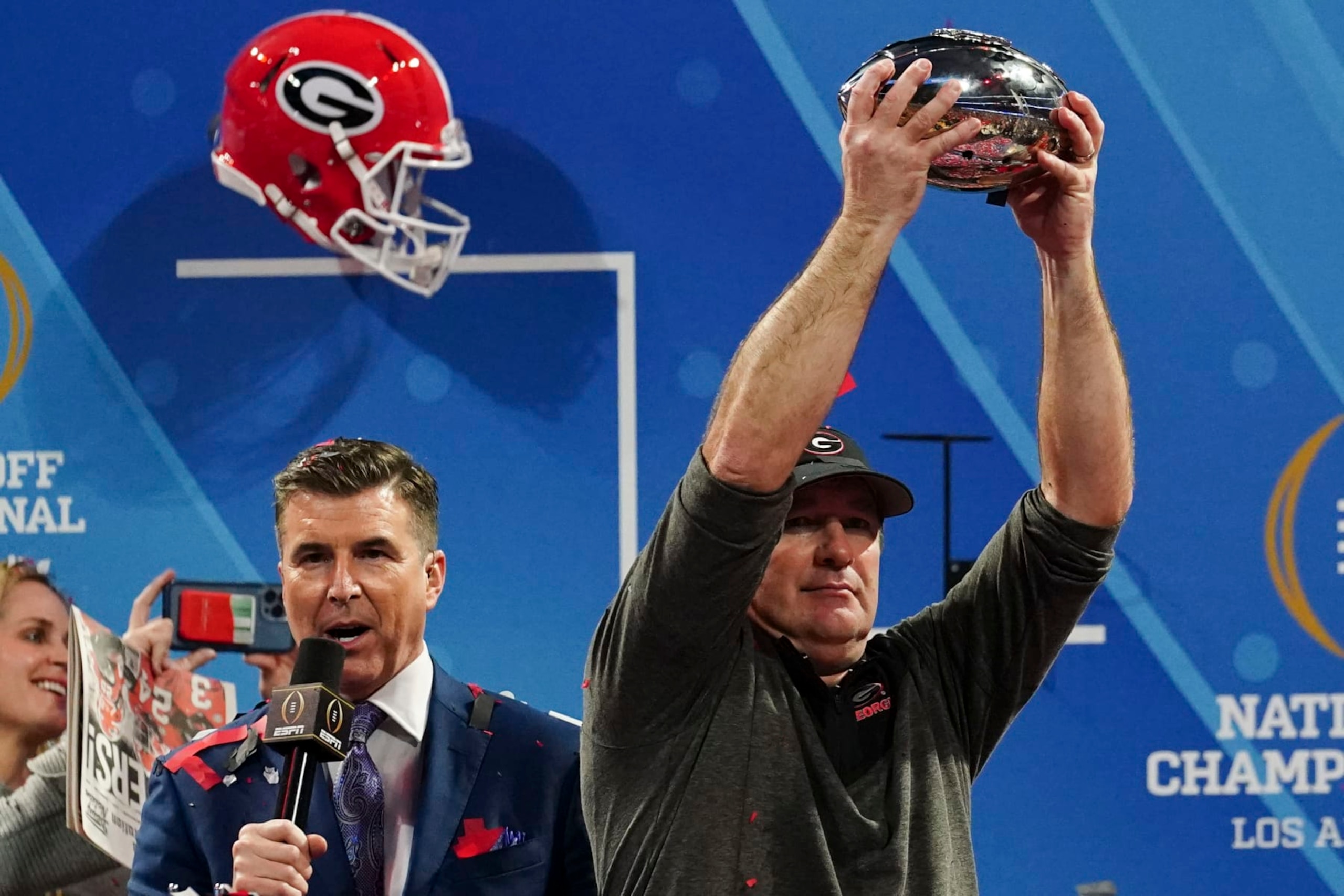 Georgia head coach Kirby Smart Georgia head coach Kirby Smart