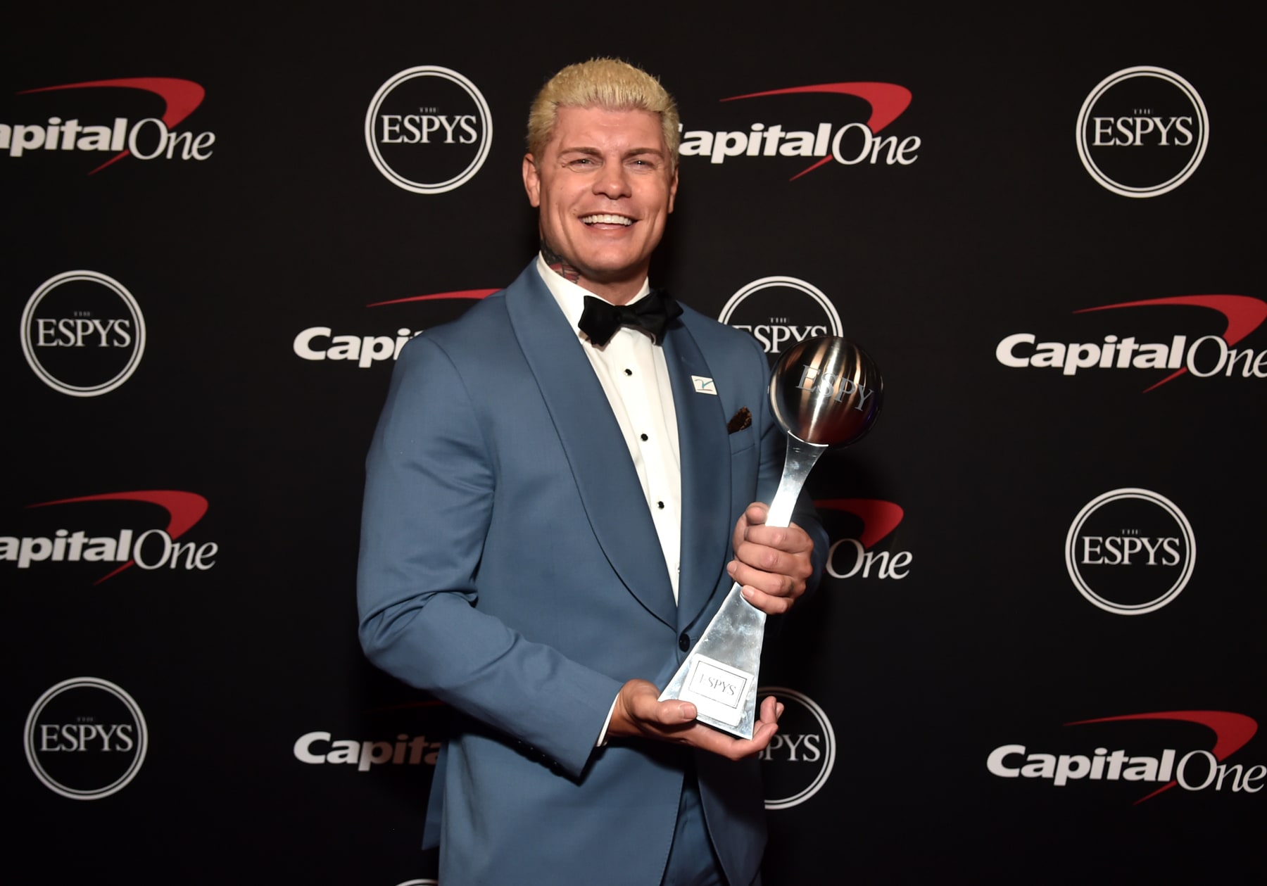 HOLLYWOOD, CALIFORNIA - JULY 20: Cody Rhodes, winner of WWE Moment of the Year, attends the 2022 ESPYs at Dolby Theatre on July 20, 2022 in Hollywood, California. (Photo by Alberto E. Rodriguez/Getty Images)