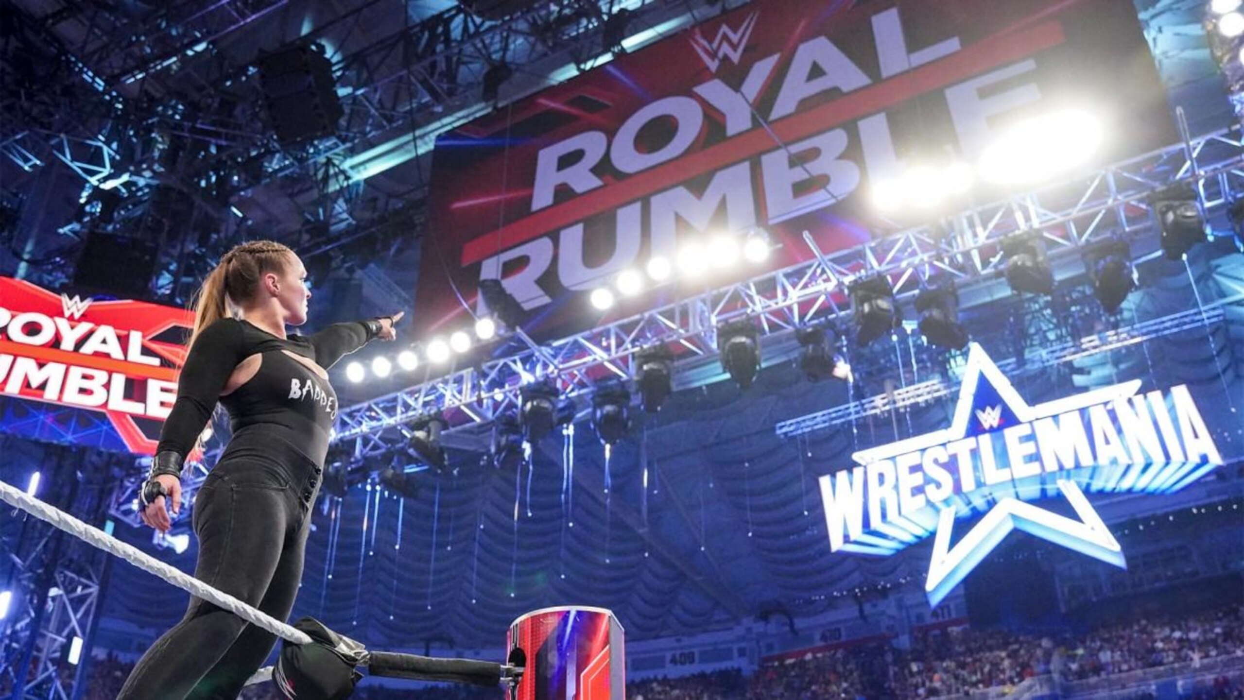 Ronda Rousey returned at Royal Rumble 2022 to win the women's Rumble match.