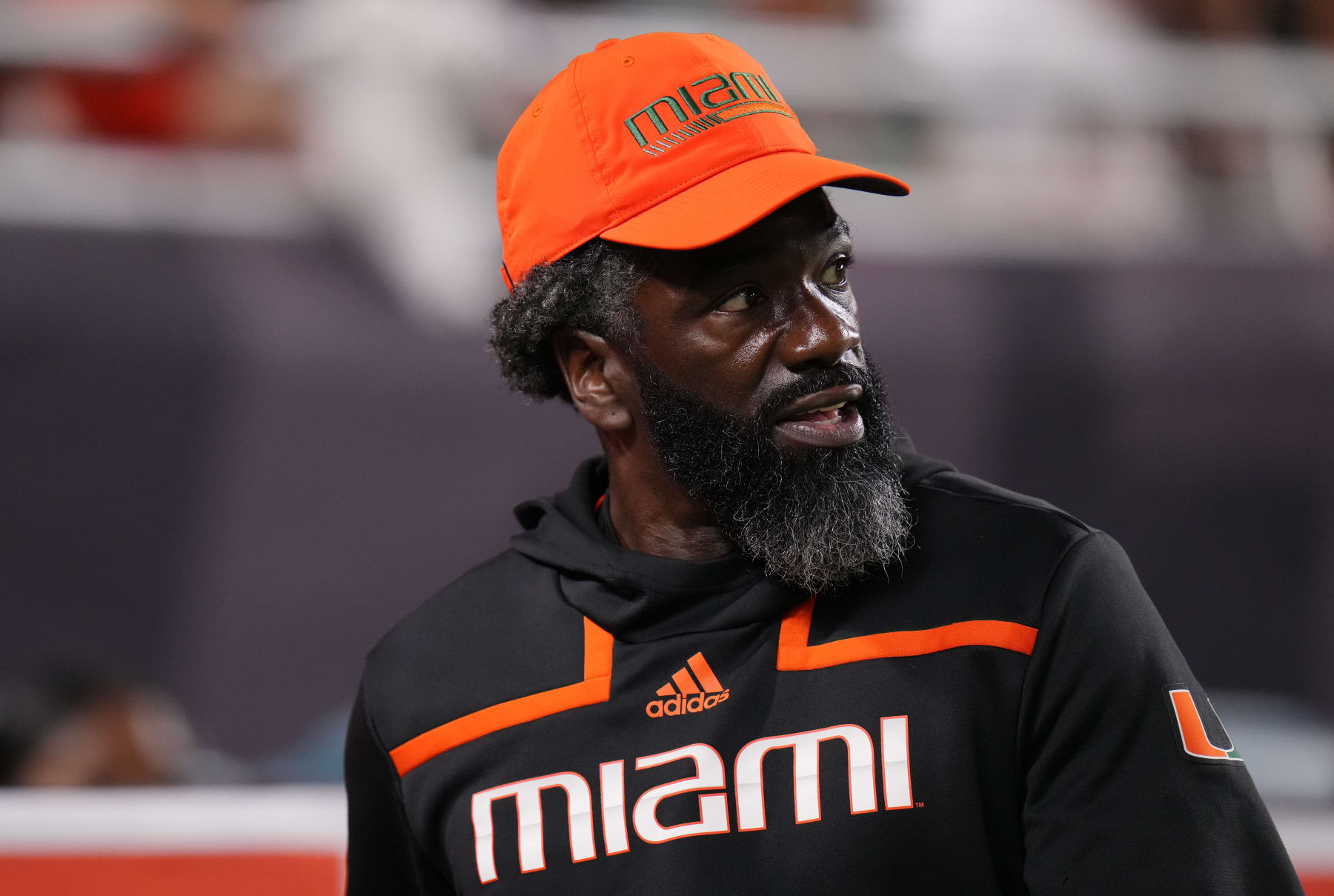 MIAMI GARDENS, FLORIDA - OCTOBER 23: HOF Safety and former Miami Hurricane Ed Redd attends the game between the Miami Hurricanes and the North Carolina State Wolfpack at Hard Rock Stadium on October 23, 2021 in Miami Gardens, Florida. (Photo by Mark Brown/Getty Images) MIAMI GARDENS, FLORIDA - OCTOBER 23: HOF Safety and former Miami Hurricane Ed Redd attends the game between the Miami Hurricanes and the North Carolina State Wolfpack at Hard Rock Stadium on October 23, 2021 in Miami Gardens, Florida. (Photo by Mark Brown/Getty Images)