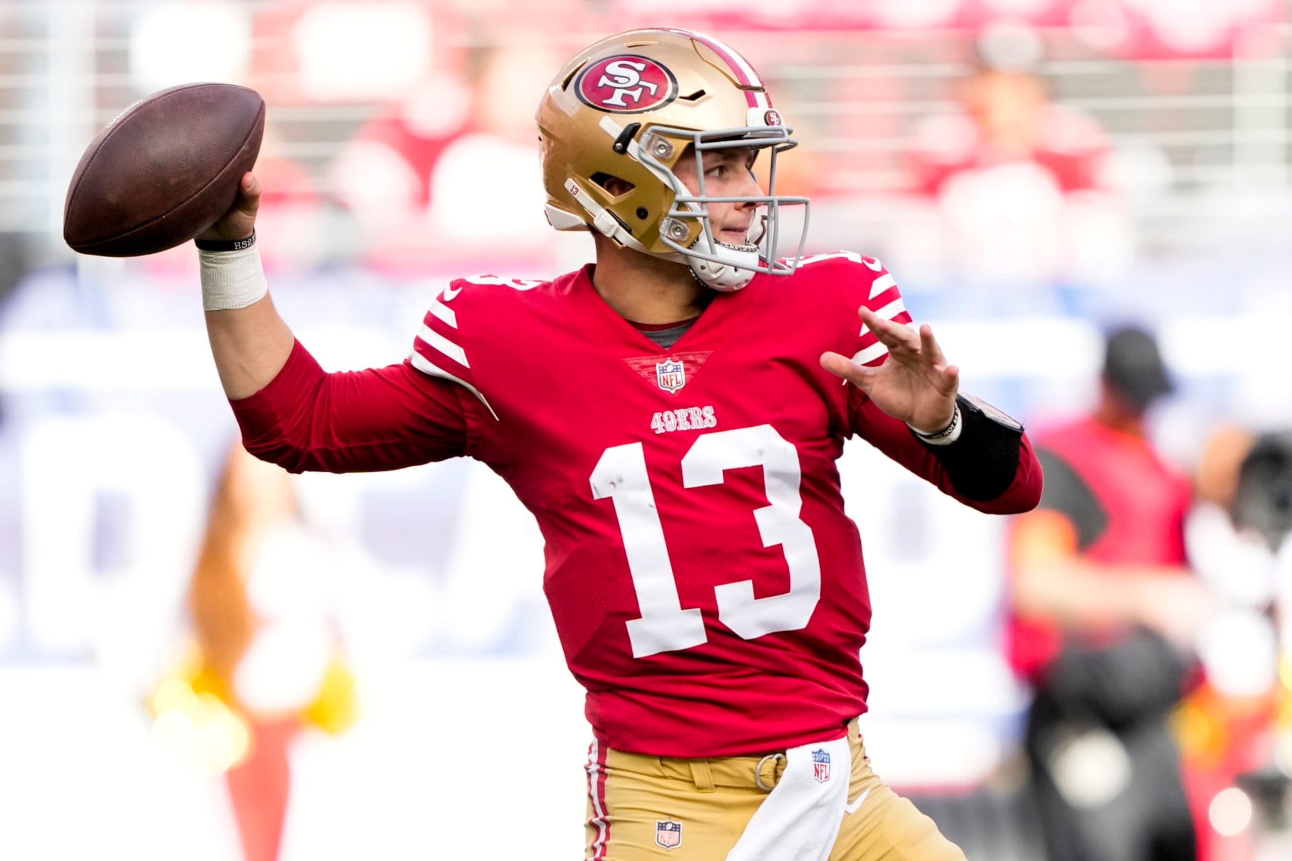Brock Purdy will face a tough test against the Dallas Cowboys defense. 