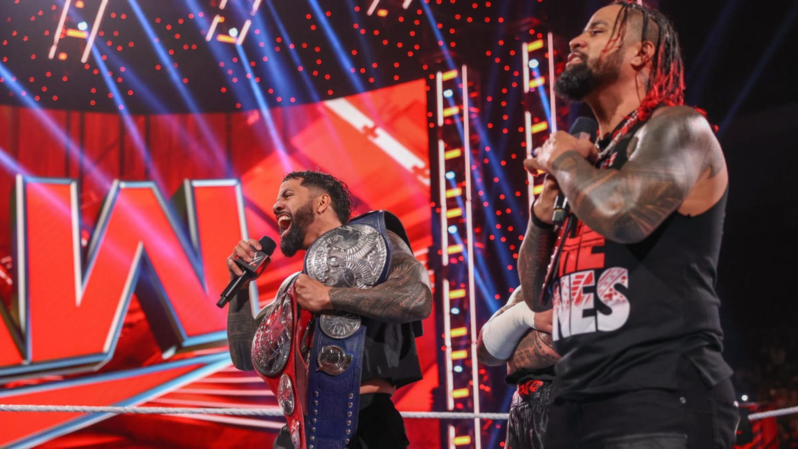 The Usos should be first to drop one of their titles, splitting the belts for the first time in a year.