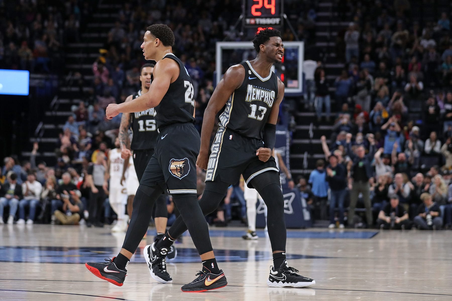 Desmond Bane and Jaren Jackson Jr.