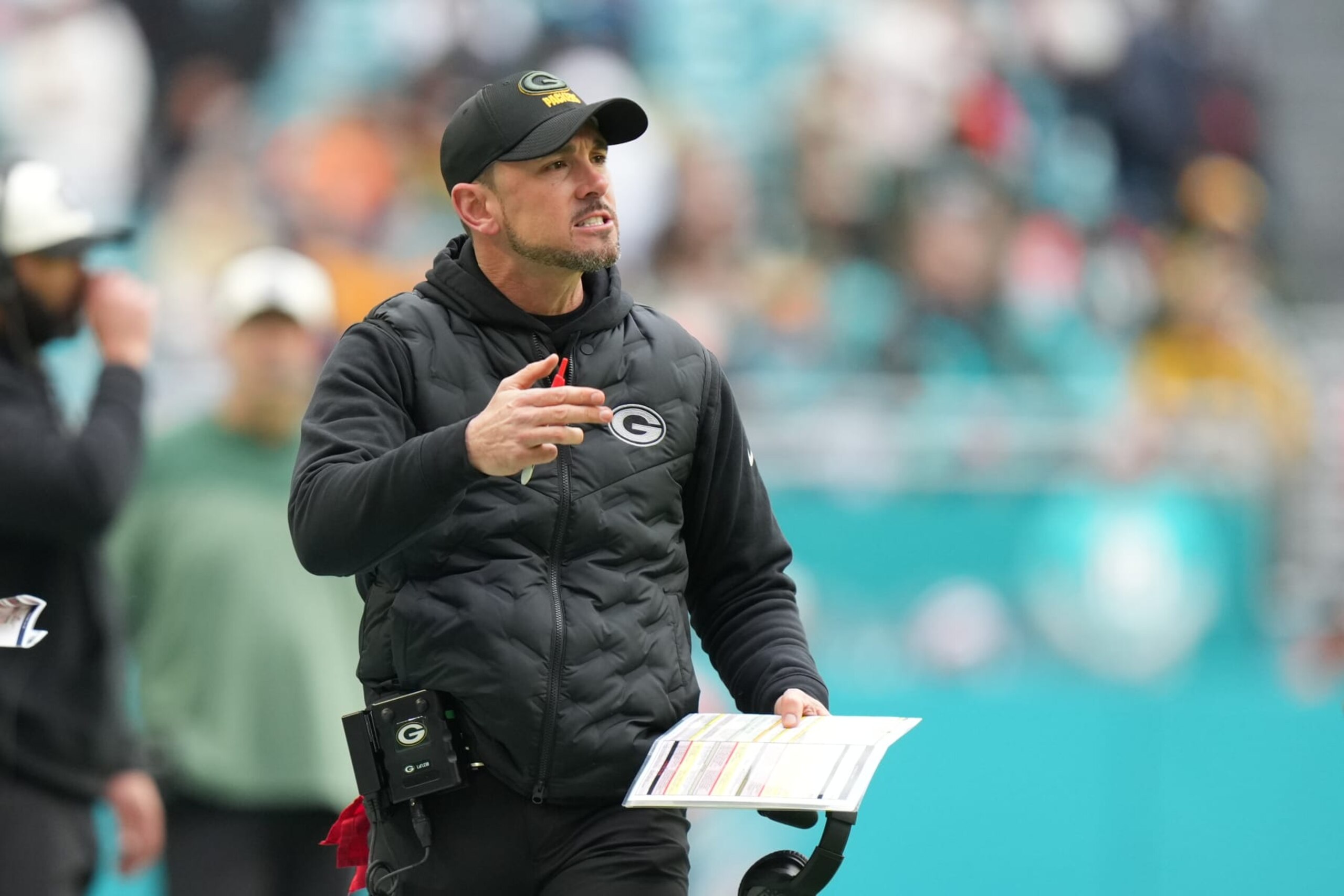 Packers head coach Matt LaFleur Packers head coach Matt LaFleur