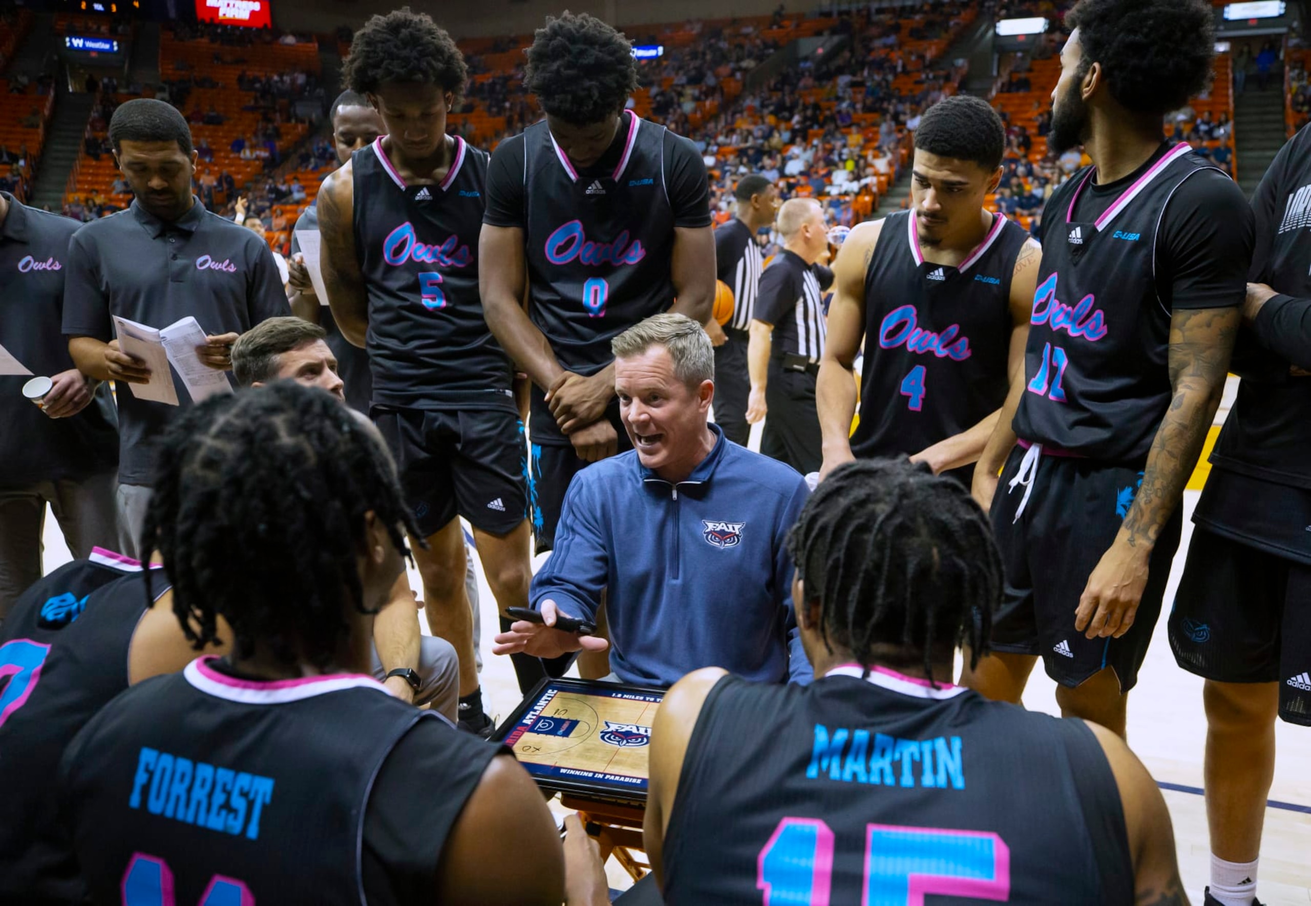 Head coach Dusty May and the Florida Atlantic Owls climb yet another seed line in this week's projection for the 2023 men's NCAA tournament. Head coach Dusty May and the Florida Atlantic Owls climb yet another seed line in this week's projection for the 2023 men's NCAA tournament.