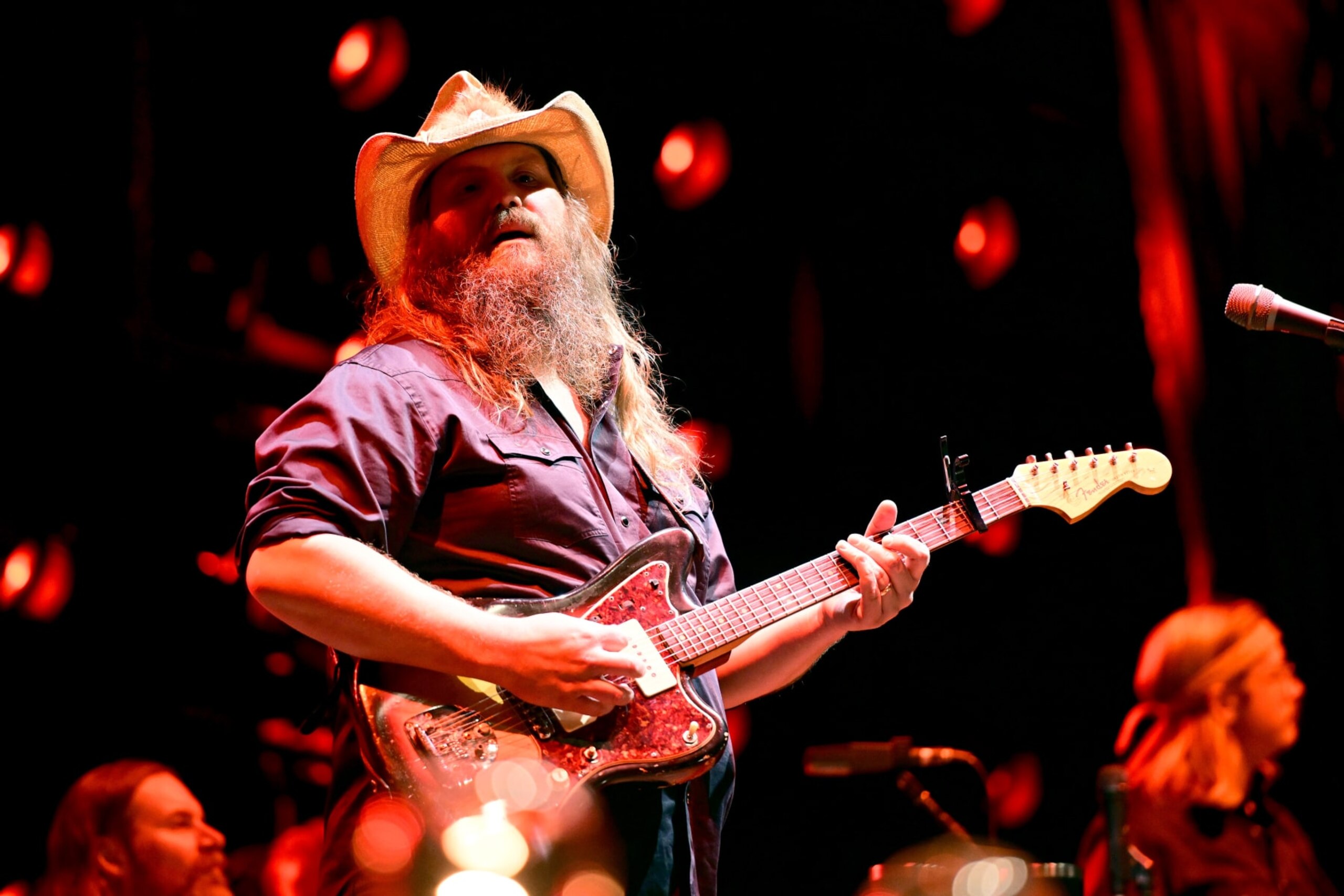 ATLANTA, GEORGIA - NOVEMBER 12: Chris Stapleton performs onstage during ATLive 2022 at Mercedes-Benz Stadium on November 12, 2022 in Atlanta, Georgia. (Photo by Adam Hagy/Getty Images for ABA)