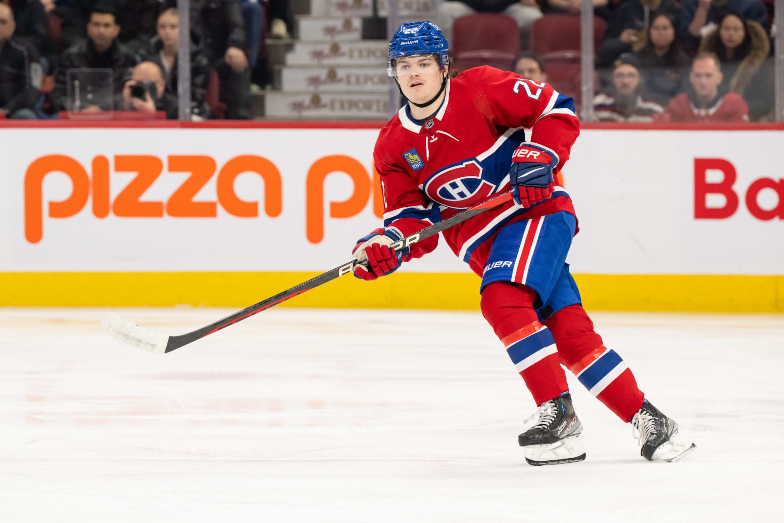 Montreal Canadiens left wing Cole Caufield Montreal Canadiens left wing Cole Caufield