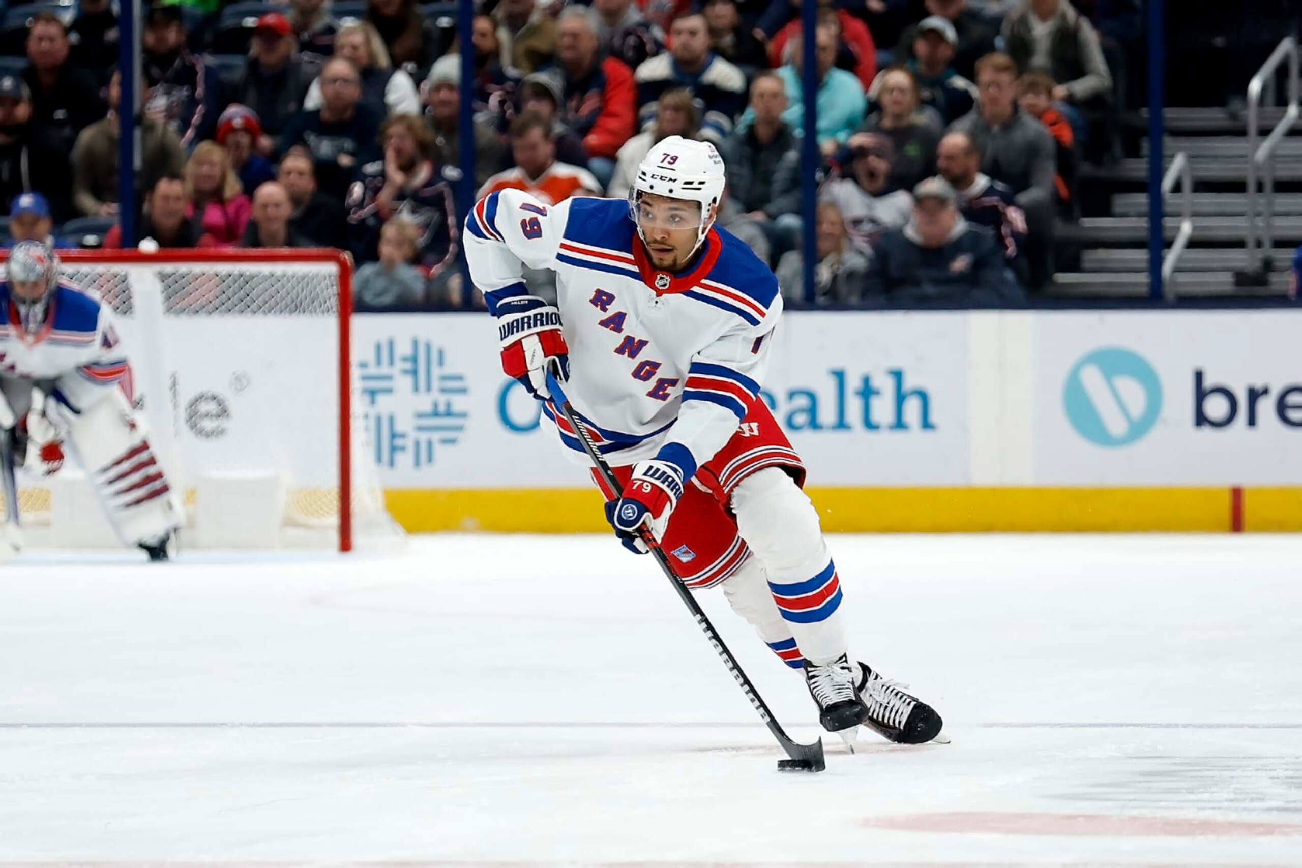 New York Rangers defenseman K'Andre Miller New York Rangers defenseman K'Andre Miller