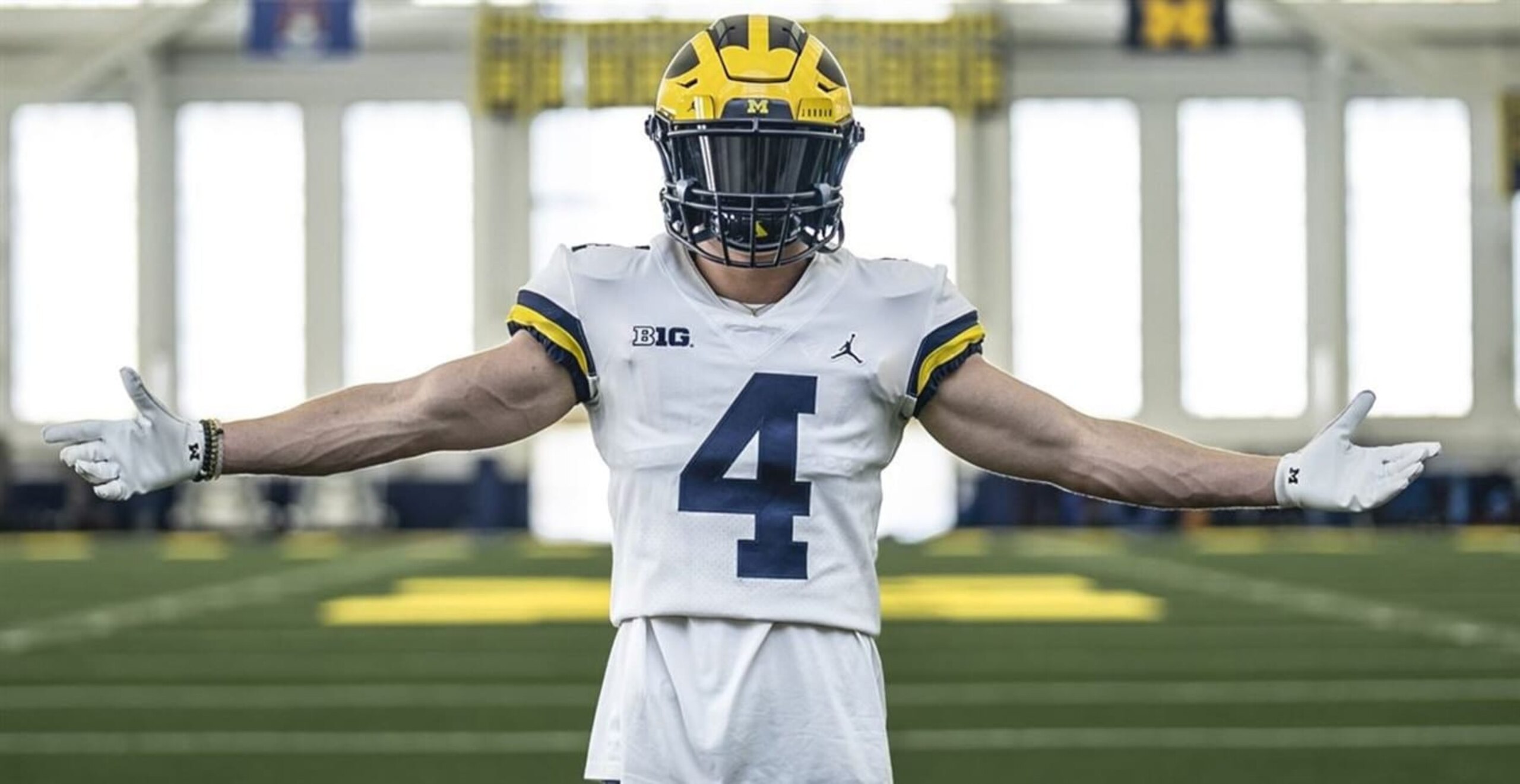 Cole Cabana has "next" in Michigan's backfield.
