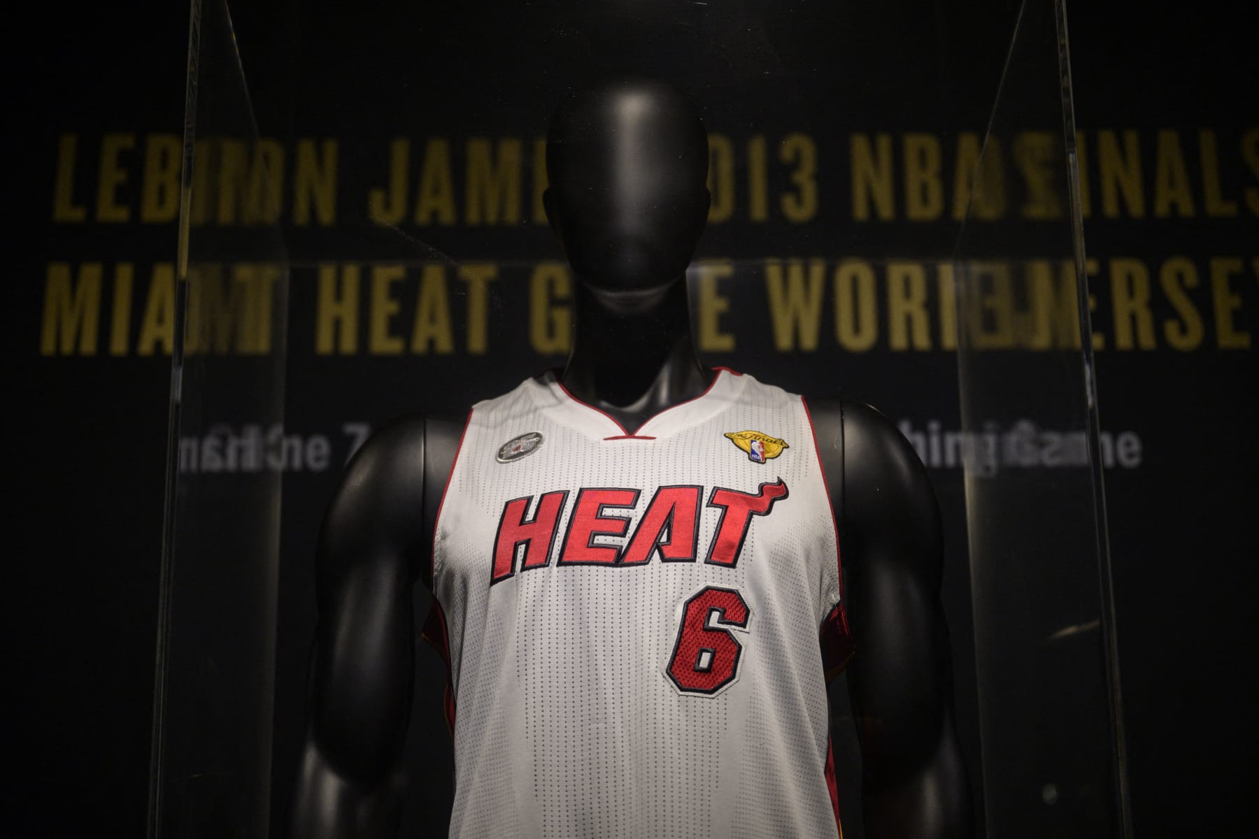 heat retire lebron's jersey