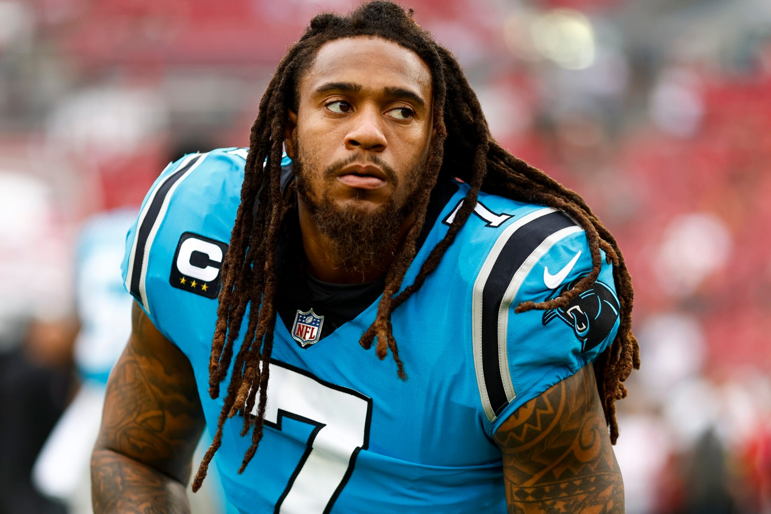 Panthers LB Shaq Thompson Panthers LB Shaq Thompson
