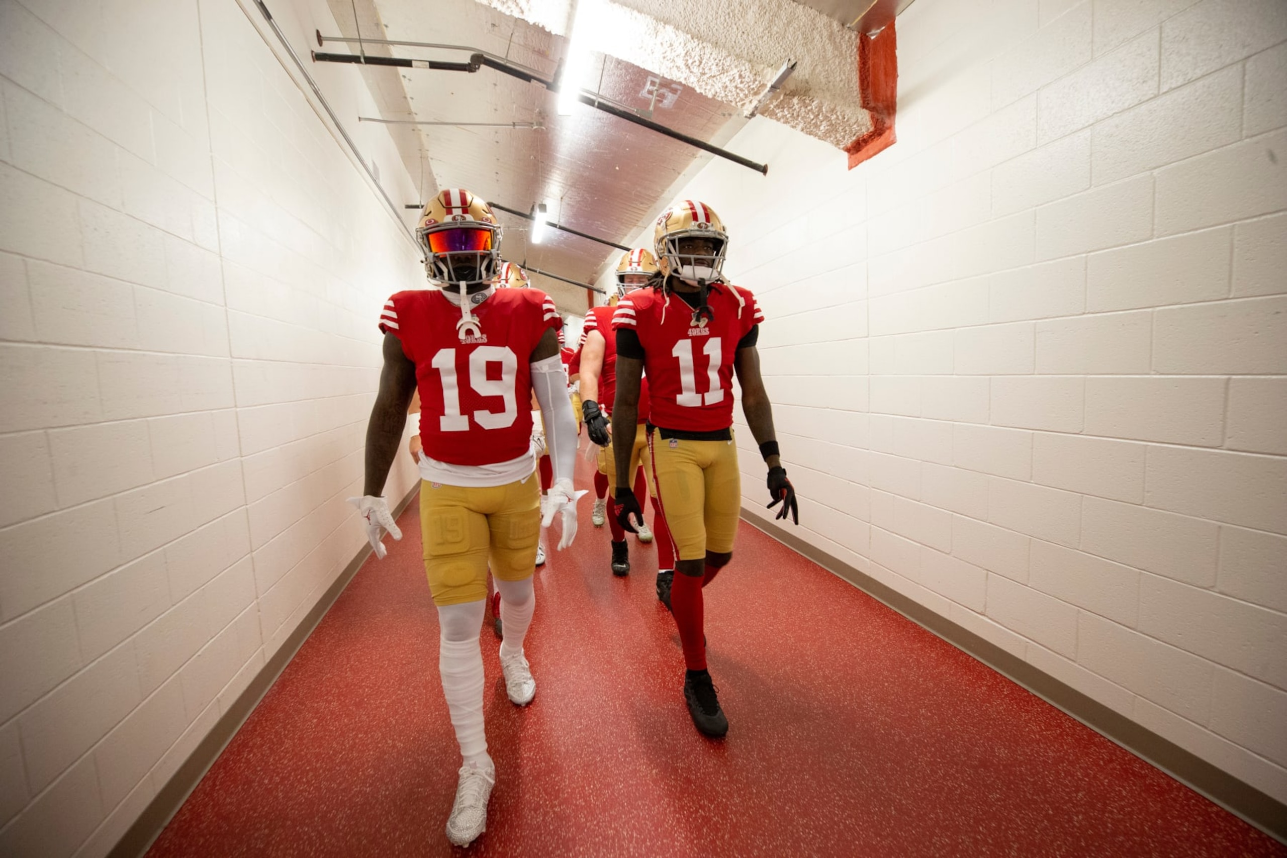 49ers receivers Deebo Samuel and Brandon Aiyuk