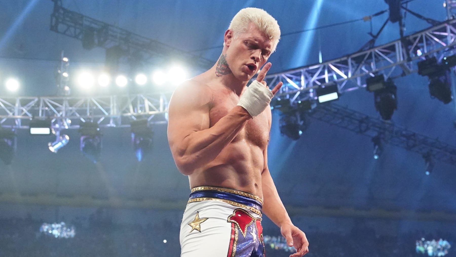 Cody Rhodes came back and accomplished his mission, winning the men's Rumble match to earn his shot at the WWE title.
