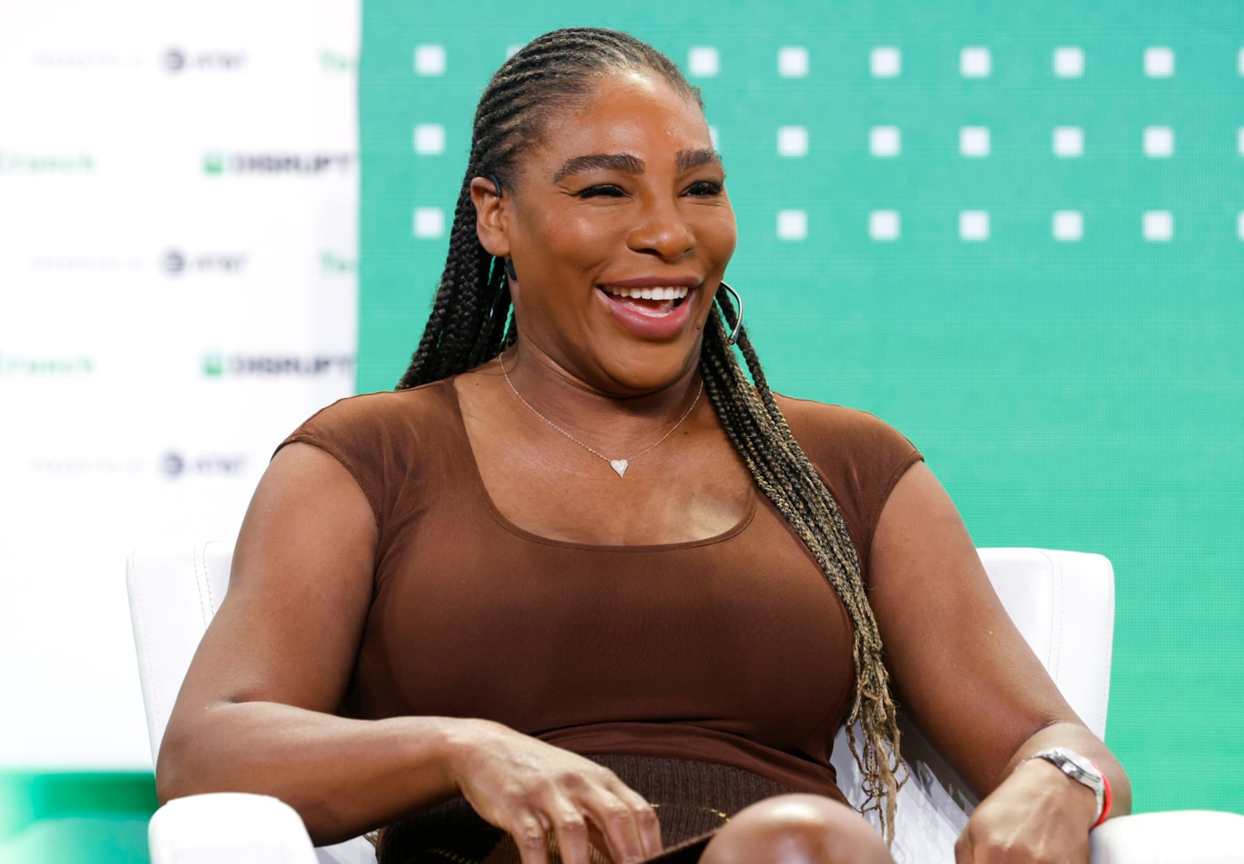 SAN FRANCISCO, CALIFORNIA - OCTOBER 19: Founding & Managing Partner of Serena Ventures Serena Williams speaks onstage during TechCrunch Disrupt 2022 on October 19, 2022 in San Francisco, California. (Photo by Kimberly White/Getty Images for TechCrunch)