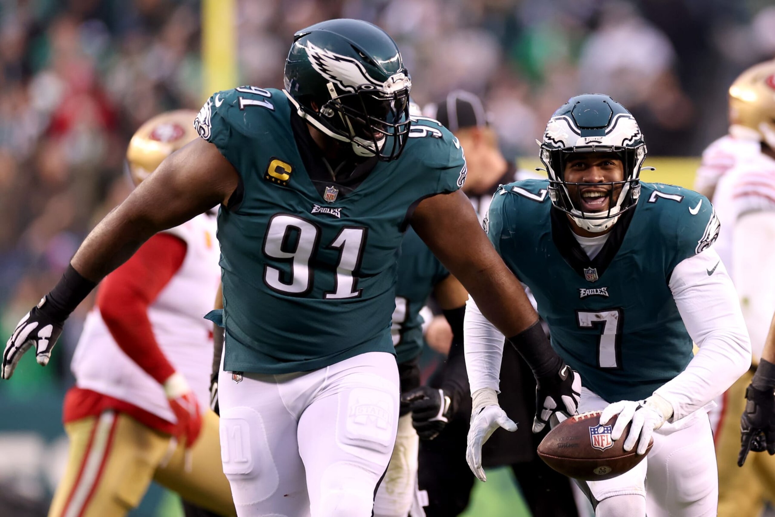 Fletcher Cox and Haason Reddick are just two of the viable pass-rush threats the Eagles have. 