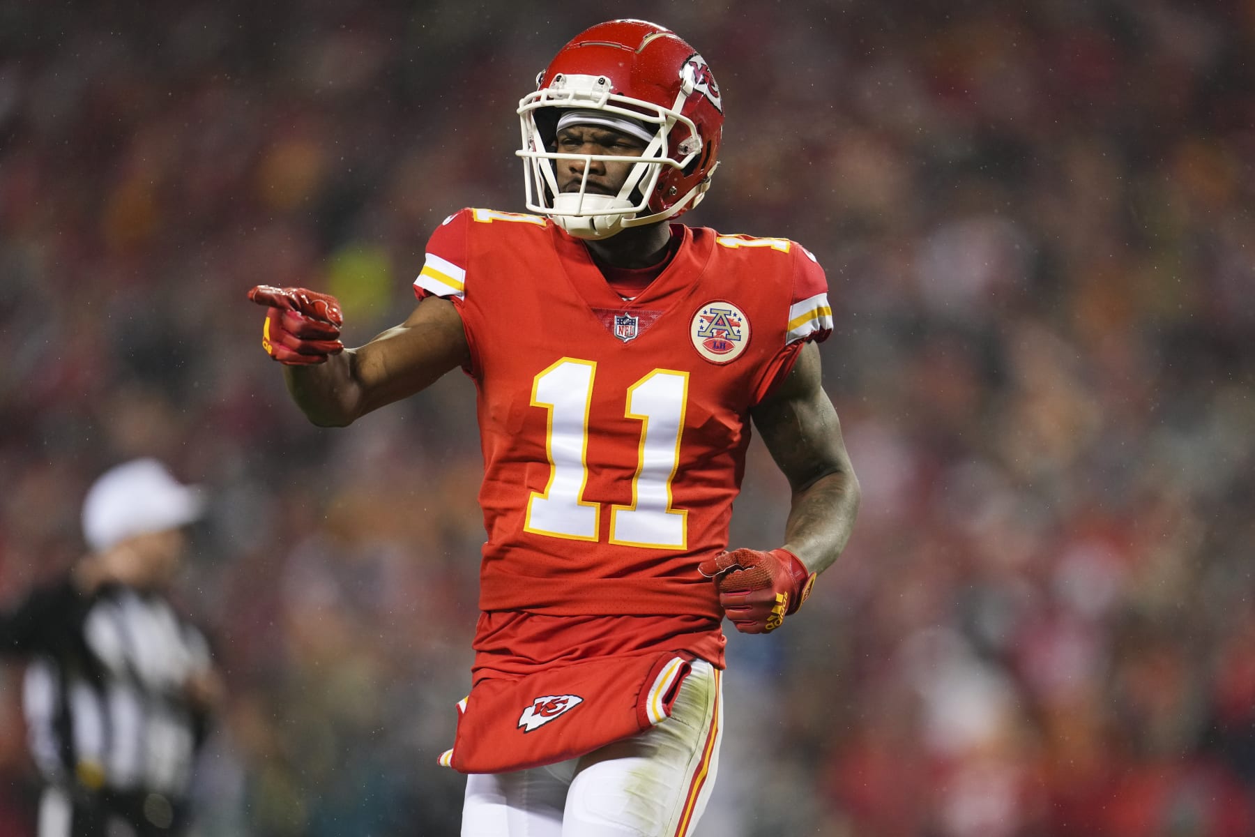 Marquez Valdes-Scantling was pivotal for the Chiefs in the AFC Championship Game. 