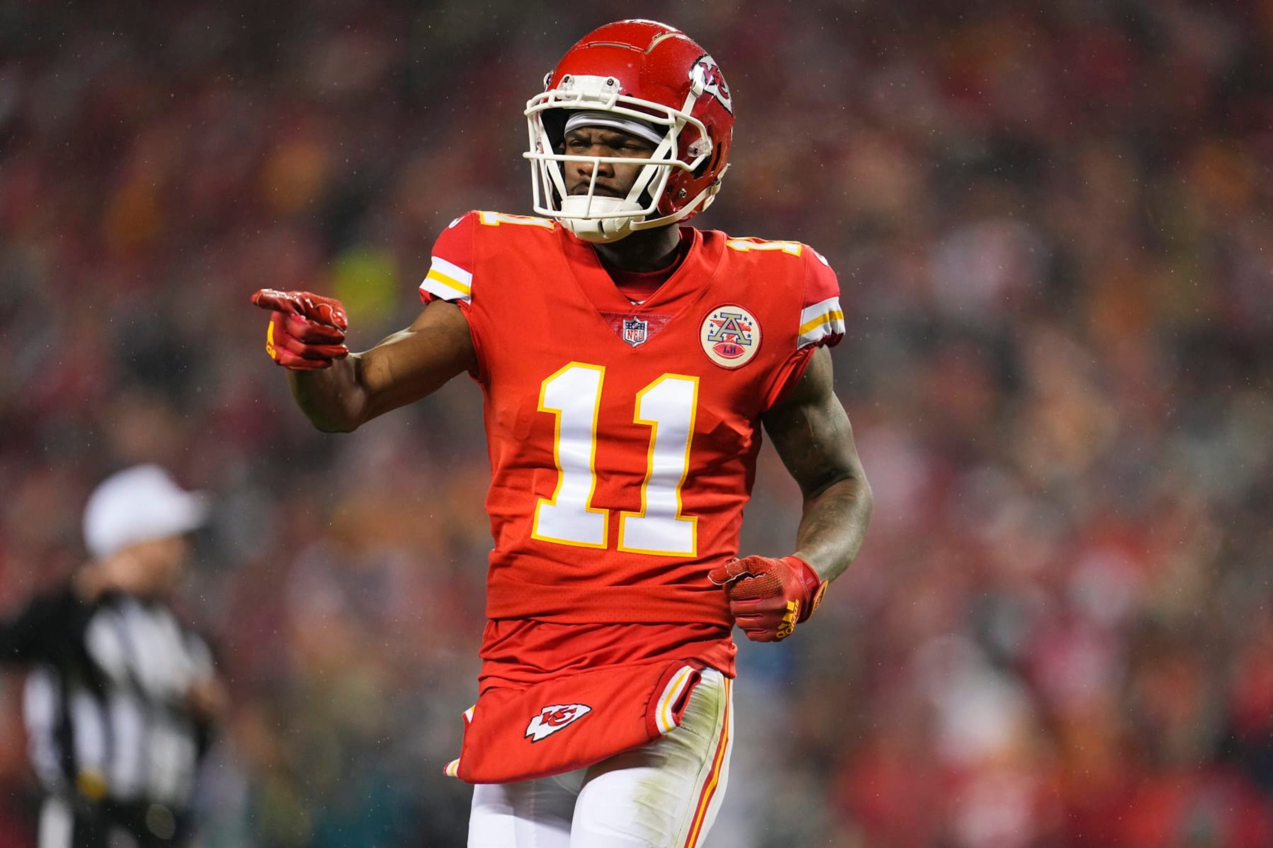Marquez Valdes-Scantling was pivotal for the Chiefs in the AFC Championship Game. 