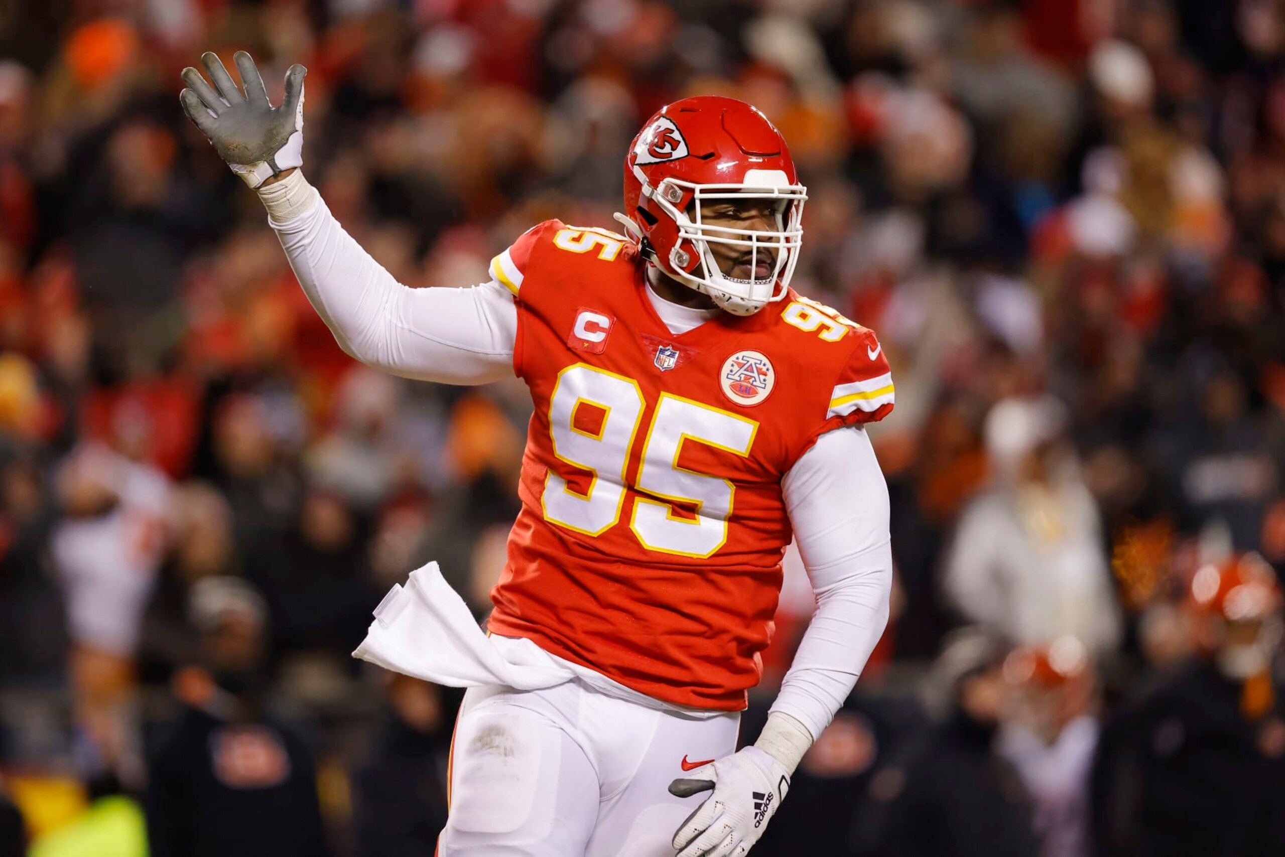 Chris Jones had a field day against the Cincinnati Bengals. 