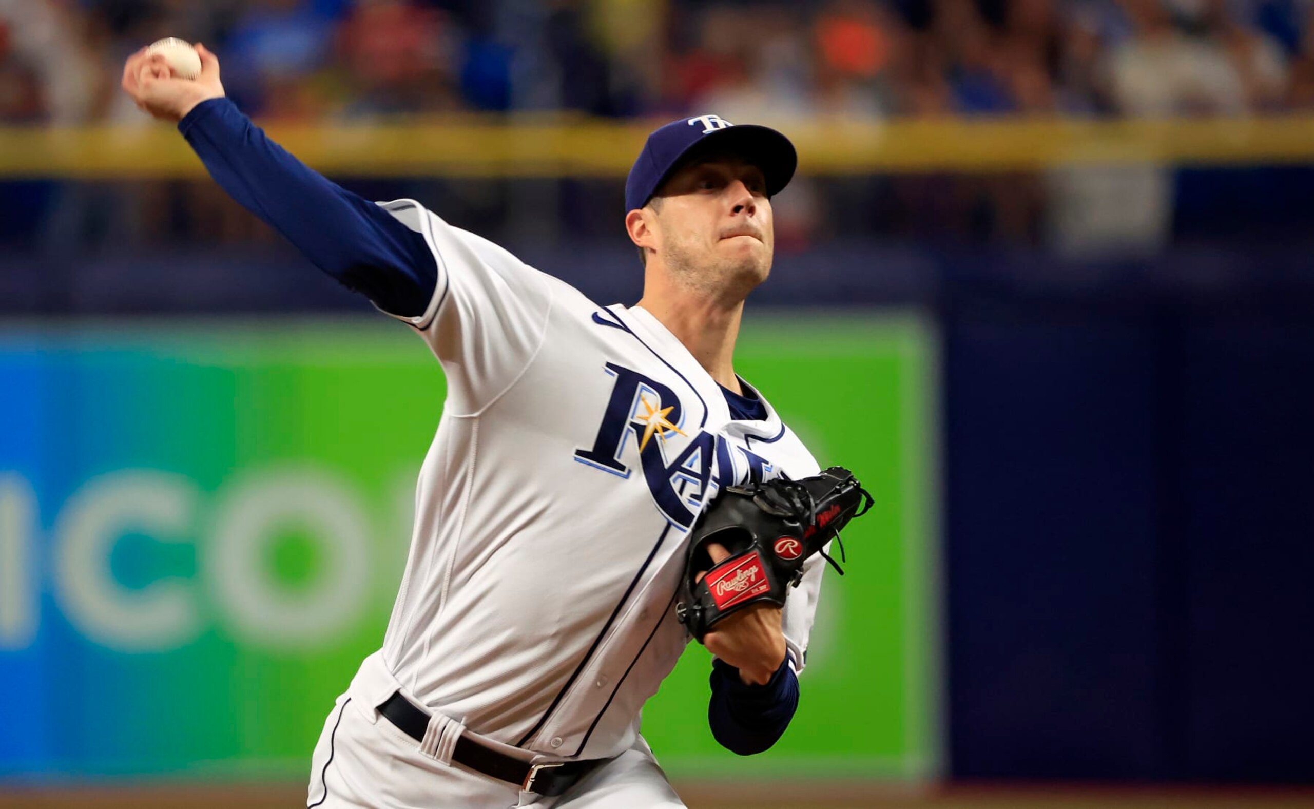 ST PETERSBURG, FLORIDA - JULY 11: Matt Wisler #37 of the Tampa Bay Rays pitches in the first inning during a game against the Boston Red Sox at Tropicana Field on July 11, 2022 in St Petersburg, Florida. (Photo by Mike Ehrmann/Getty Images) ST PETERSBURG, FLORIDA - JULY 11: Matt Wisler #37 of the Tampa Bay Rays pitches in the first inning during a game against the Boston Red Sox at Tropicana Field on July 11, 2022 in St Petersburg, Florida. (Photo by Mike Ehrmann/Getty Images)
