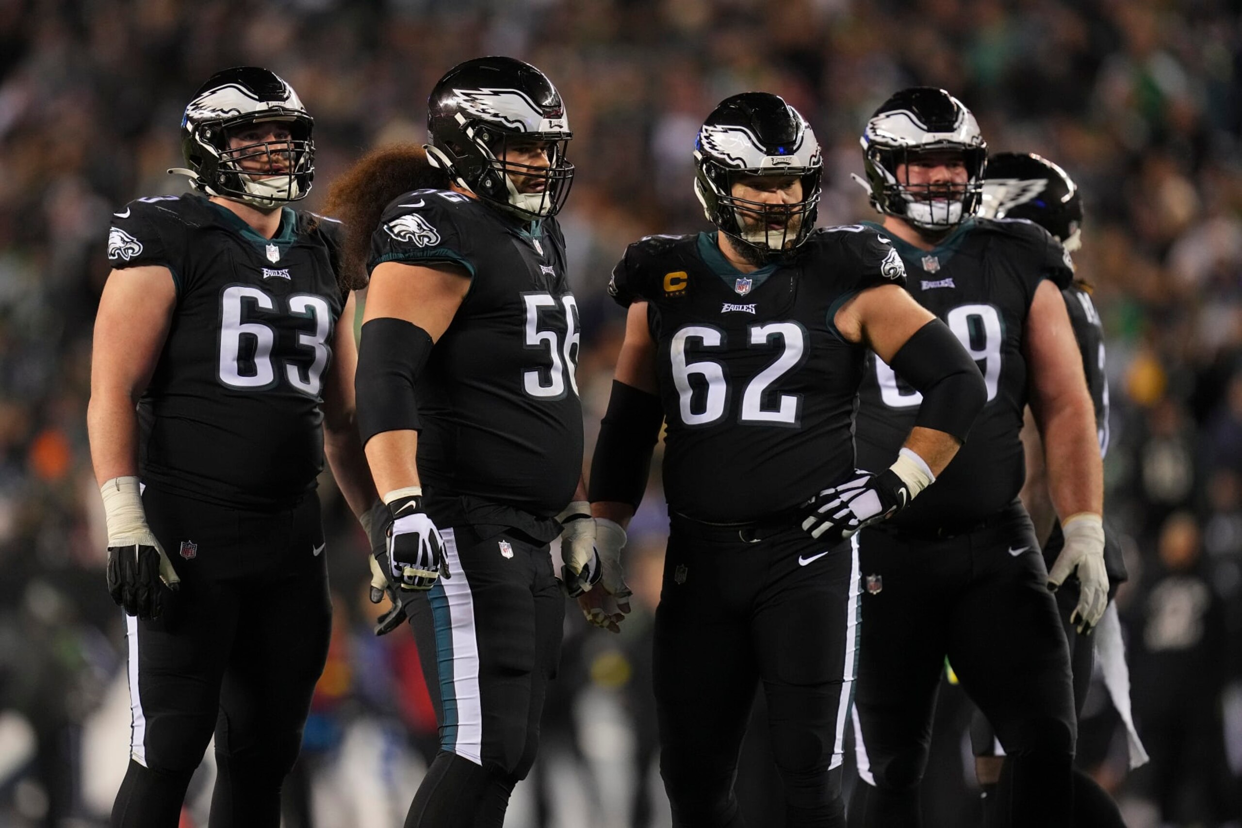 Chris Jones is a threat to a great Eagles offensive line. 