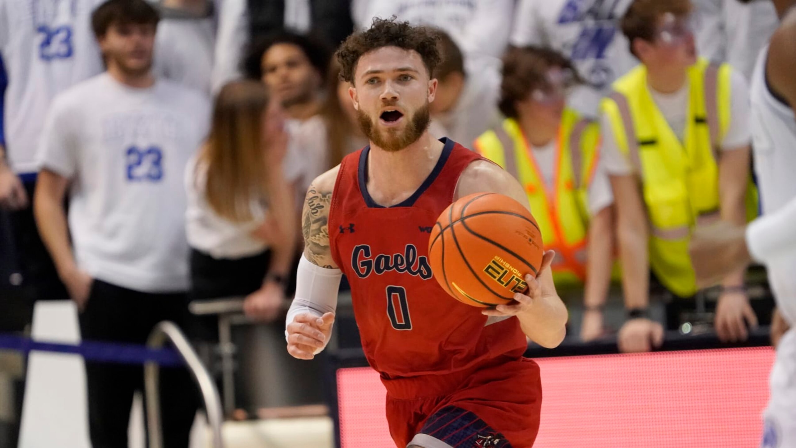 Saint Mary's point guard Logan Johnson