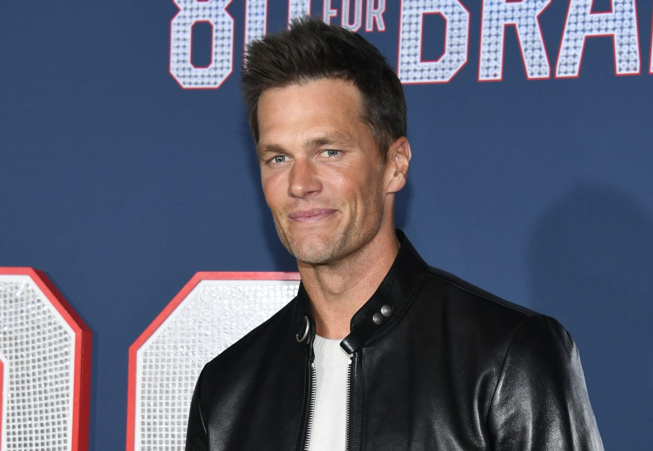 LOS ANGELES, CALIFORNIA - JANUARY 31: Tom Brady attends Los Angeles Premiere Screening Of Paramount Pictures' "80 For Brady" at Regency Village Theatre on January 31, 2023 in Los Angeles, California. (Photo by Jon Kopaloff/Getty Images)