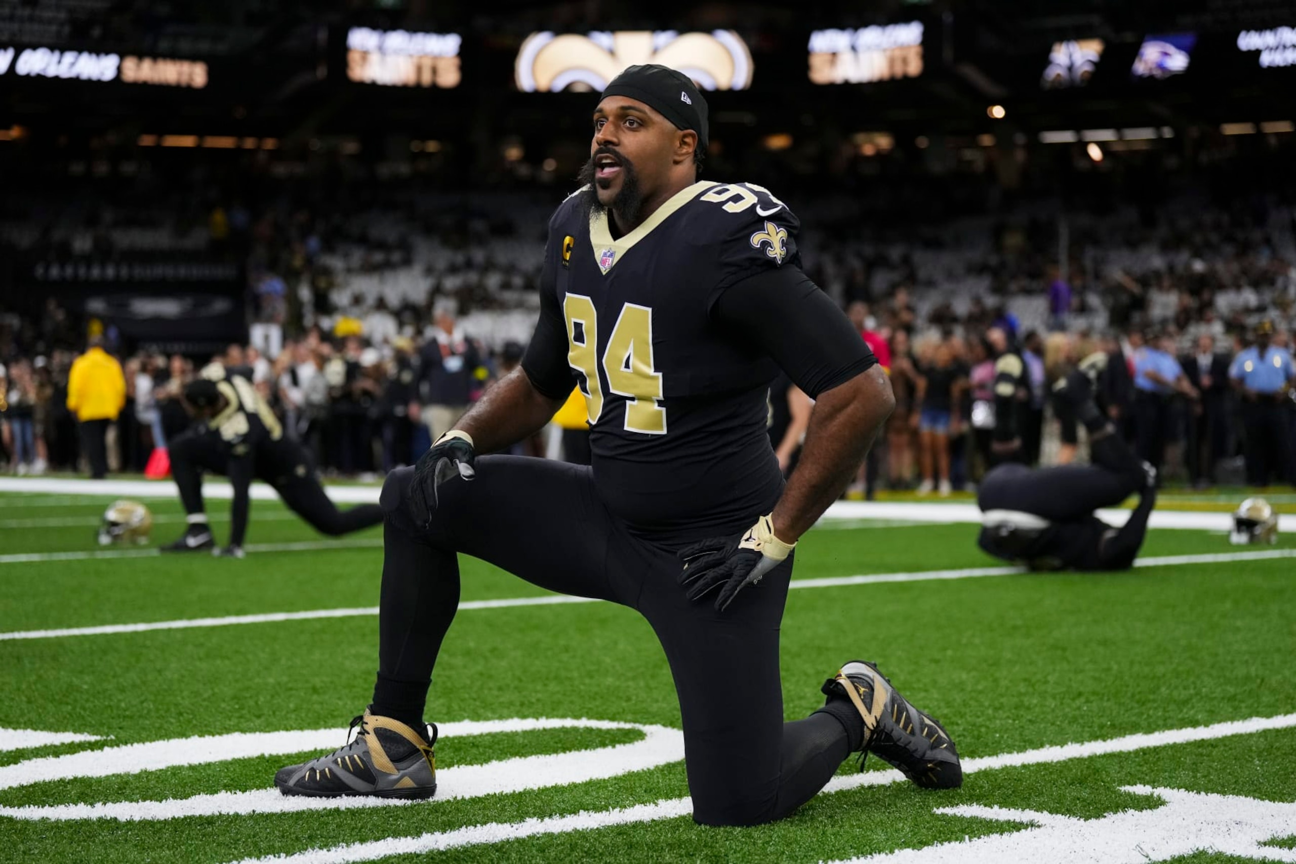 Saints pass-rusher Cameron Jordan Saints pass-rusher Cameron Jordan
