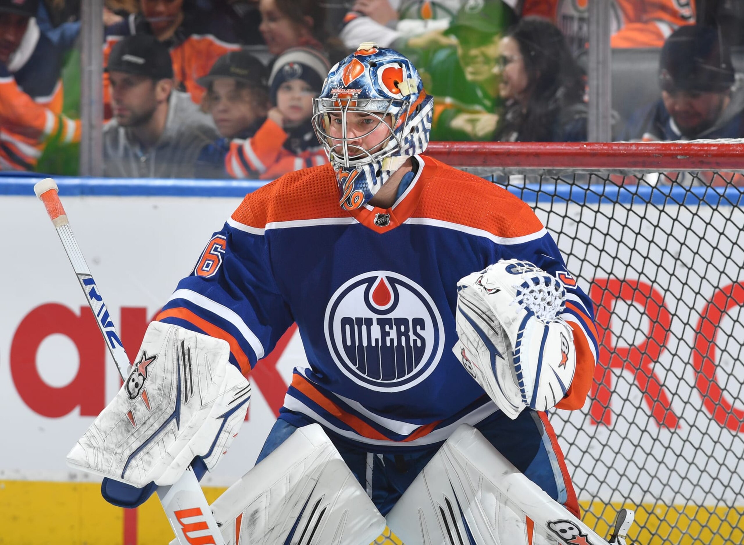 Edmonton Oilers goaltender Jack Campbell