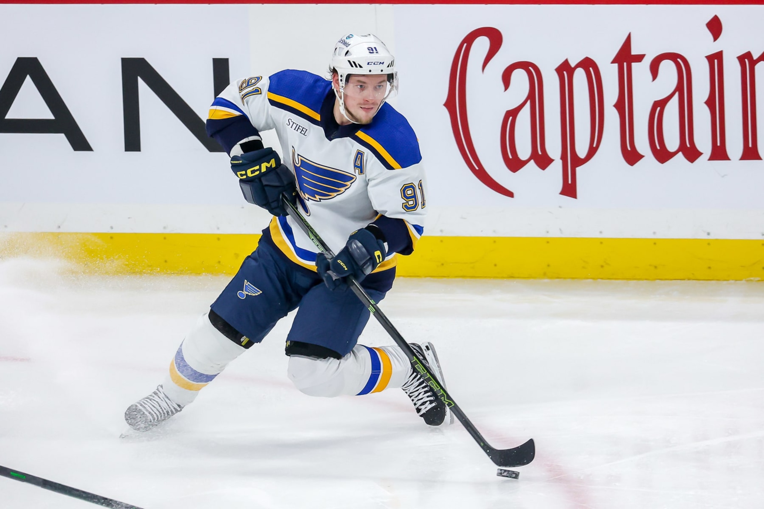 St. Louis Blues winger Vladimir Taransenko.