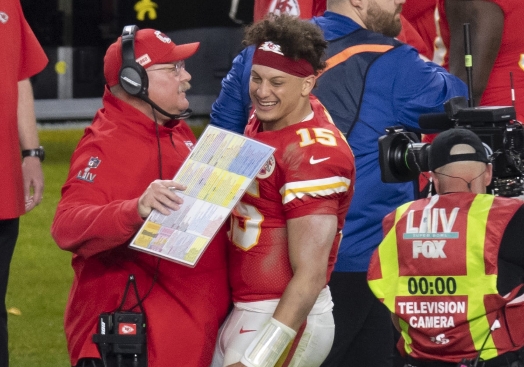 Kansas City's Andy Reid and Patrick Mahomes