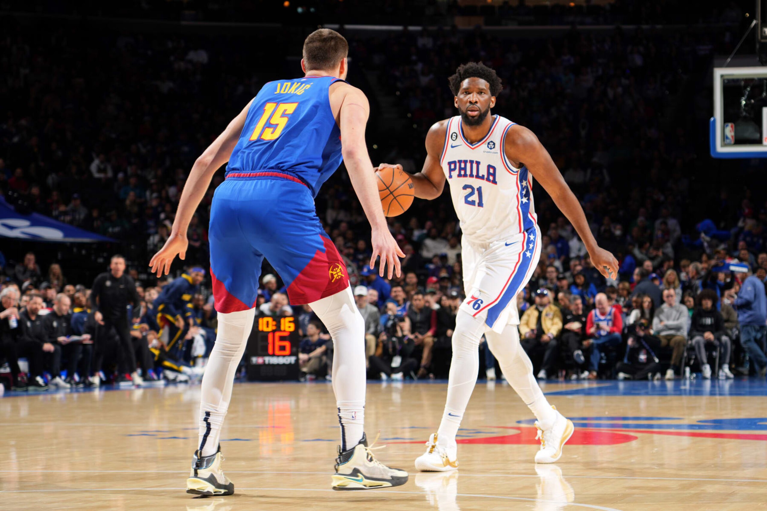 Nikola JokiÄ and Joel Embiid