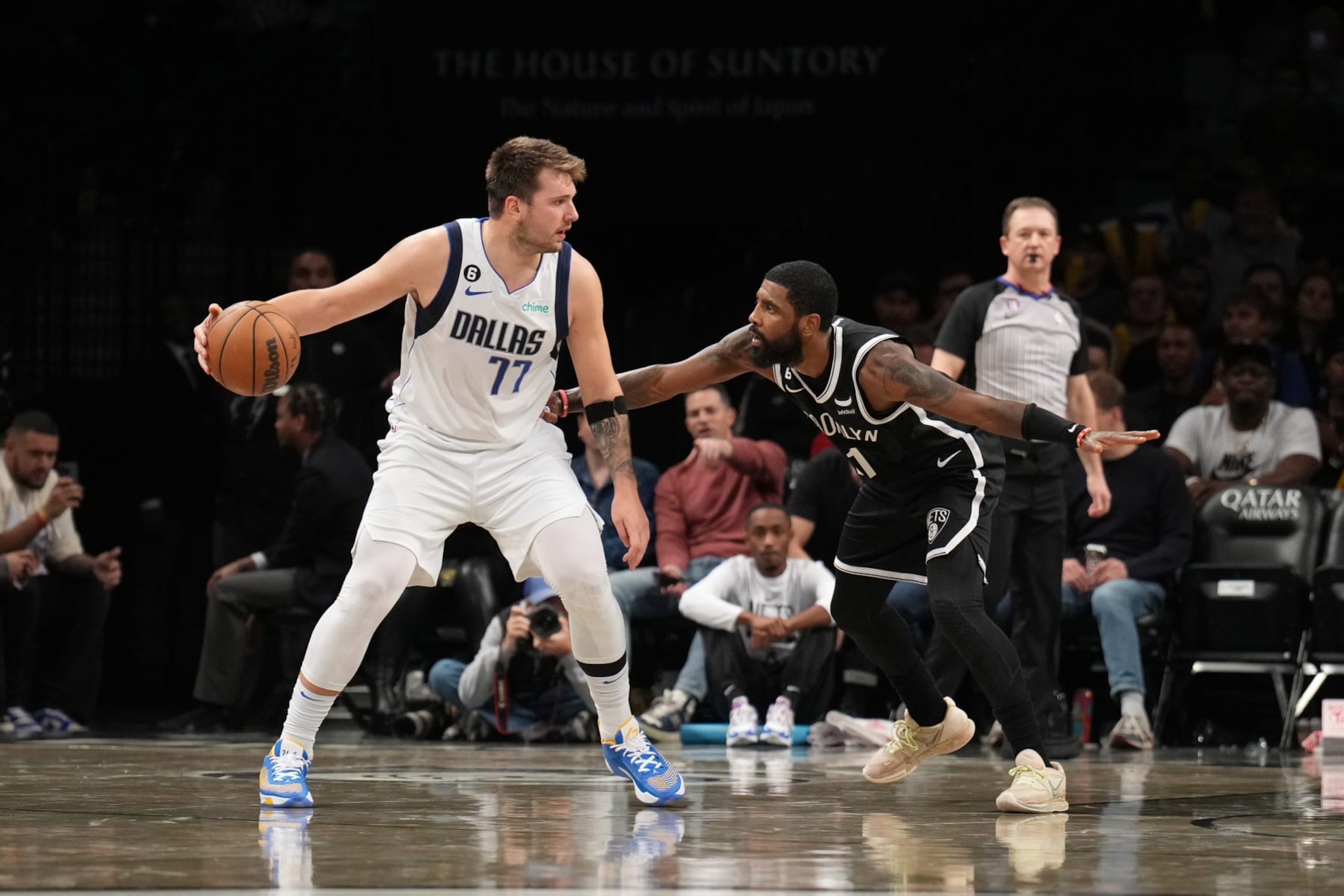 Luka DonÄiÄ and Kyrie Irving