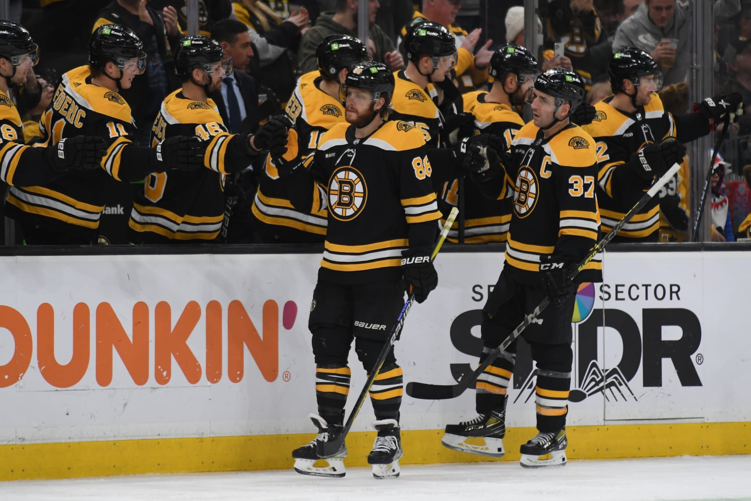 The Bruins are leading the Atlantic Division heading into the All-Star break.