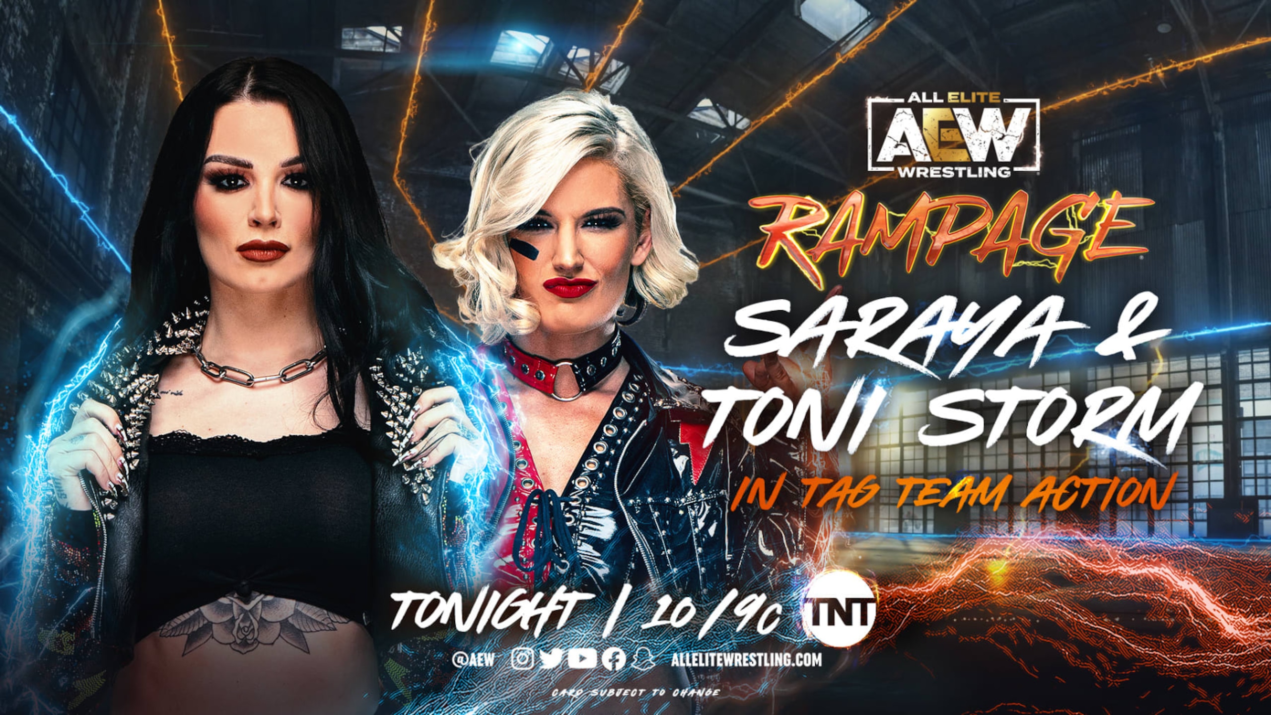 Saraya and Toni Storm. Saraya and Toni Storm.