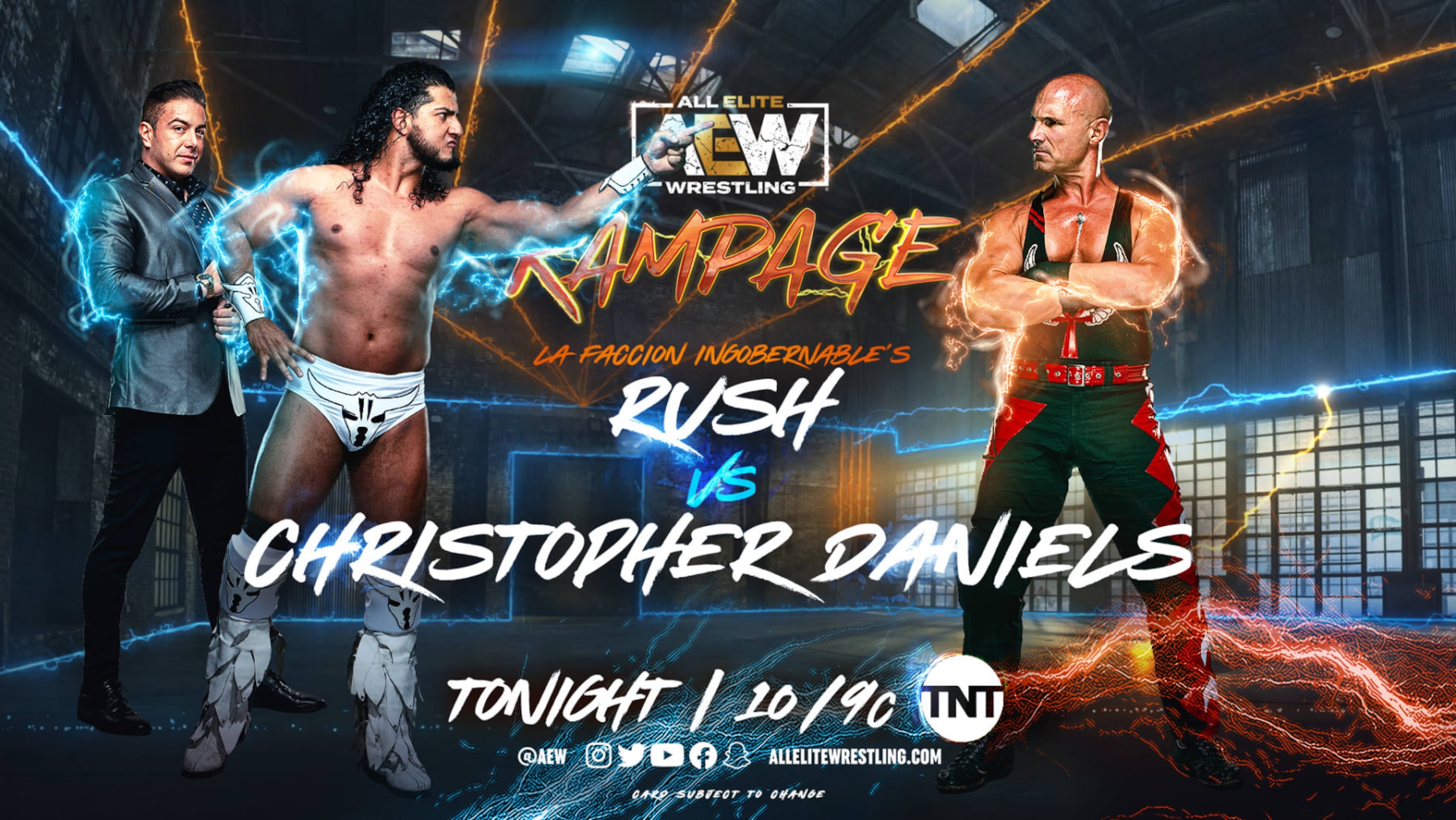 Rush and Christopher Daniels. Rush and Christopher Daniels.