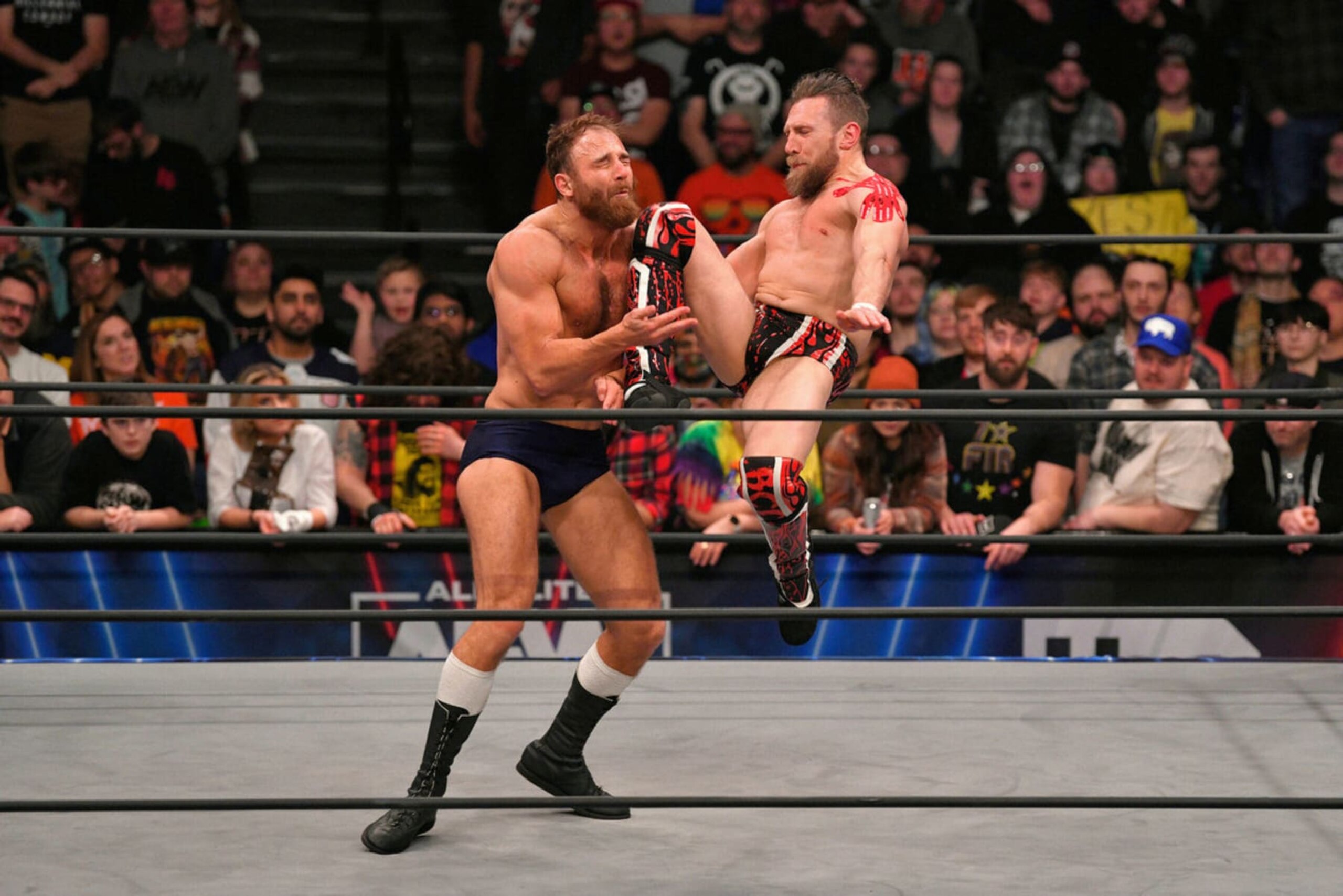 Timothy Thatcher and Bryan Danielson. Timothy Thatcher and Bryan Danielson.